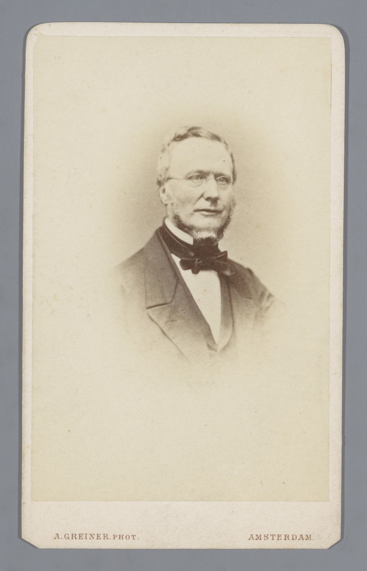 Portret van de heer D.H. Bosch [onz] by Albert Greiner