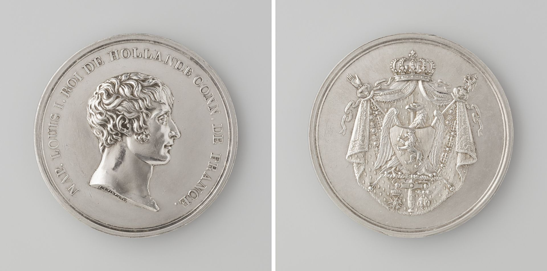 Lodewijk Napoleon, koning van Holland, connetable de France by George (medailleur)