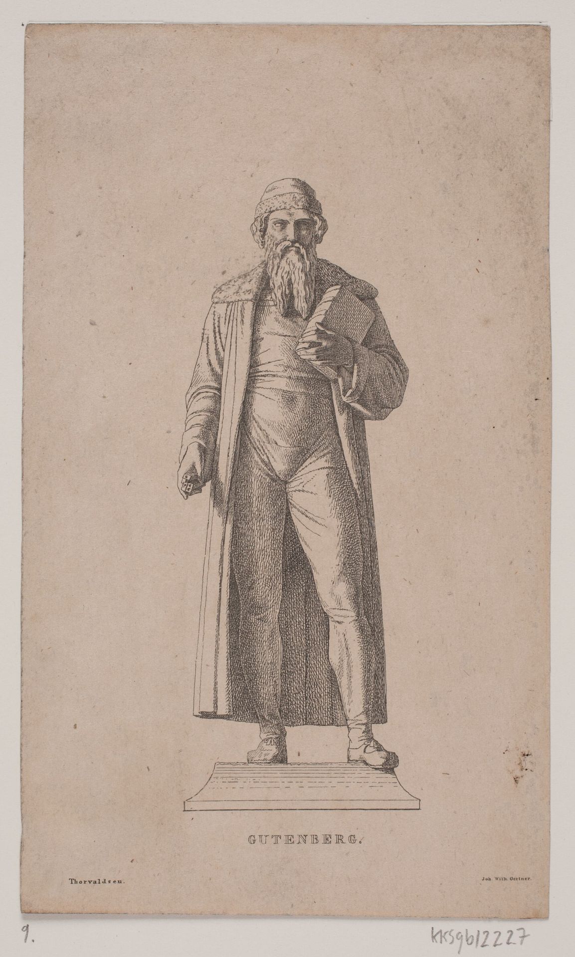 Gutenbergs statue by J.V. Gertner