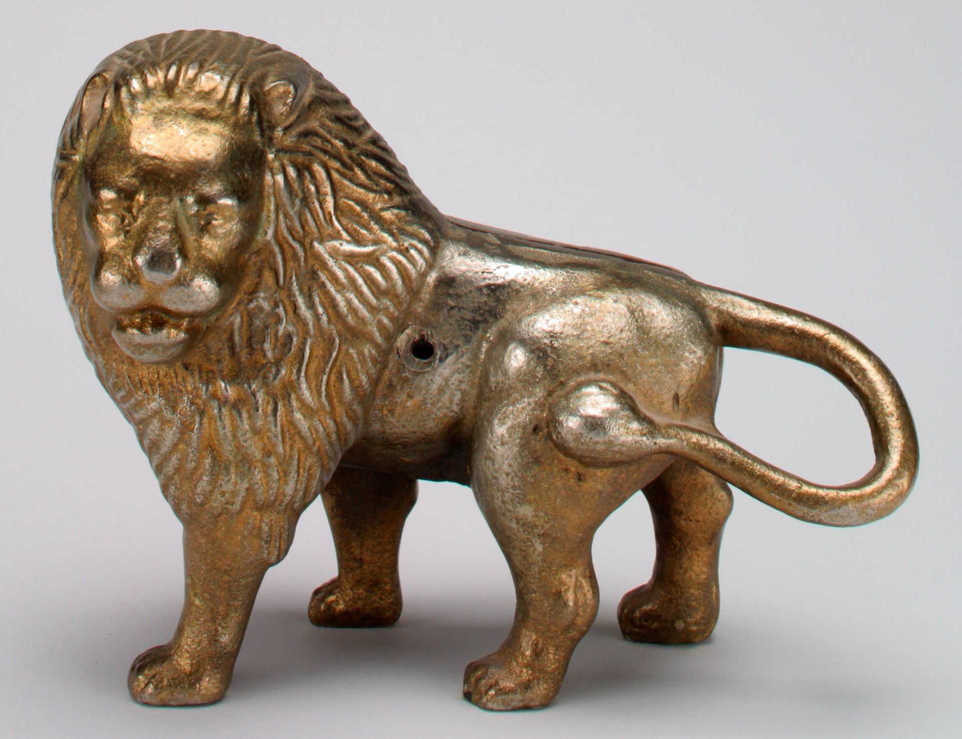 -Lion (converted doorstop)- still bank by Anonymous