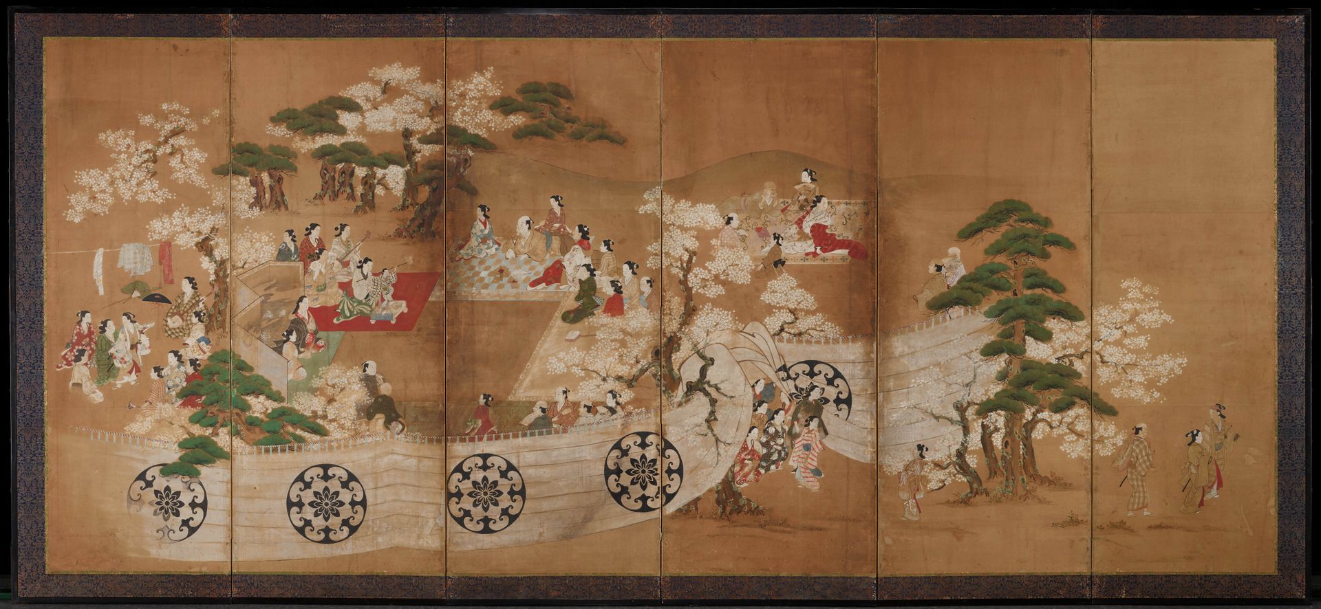 Cherry Viewing Party by Miyagawa Chōshun
