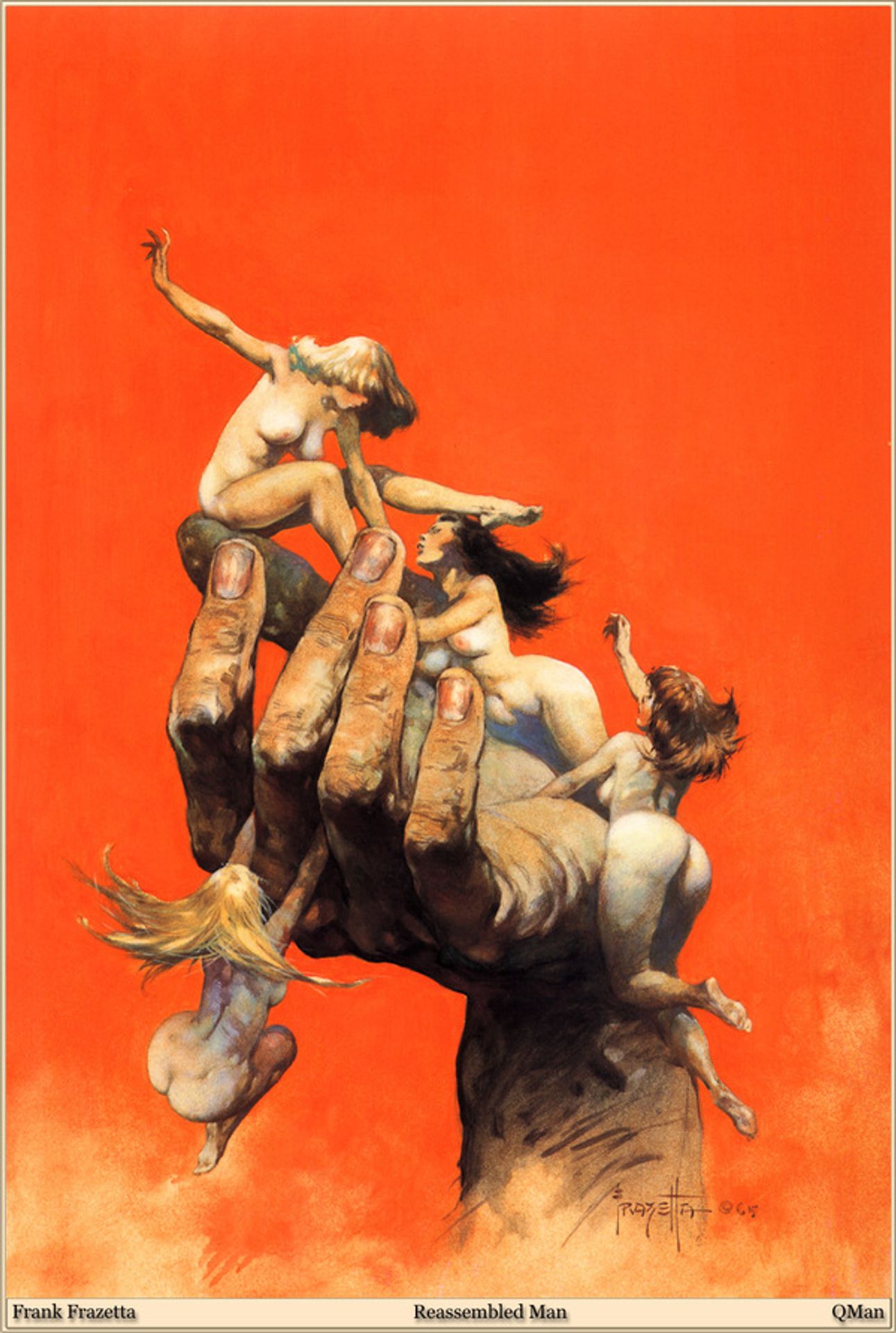 Reassembled Man by Frank Frazetta
