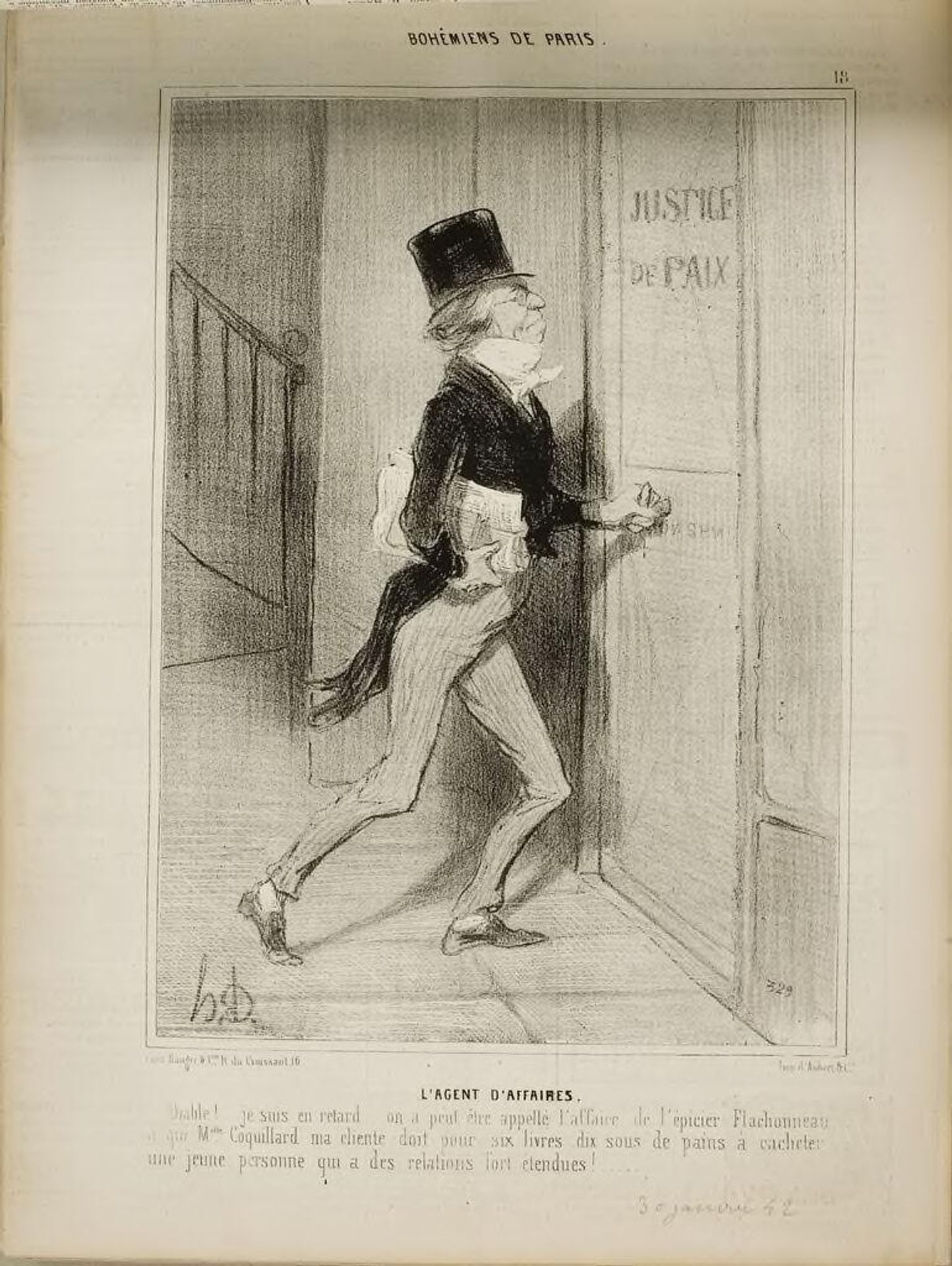 The Businessman by Honoré Daumier