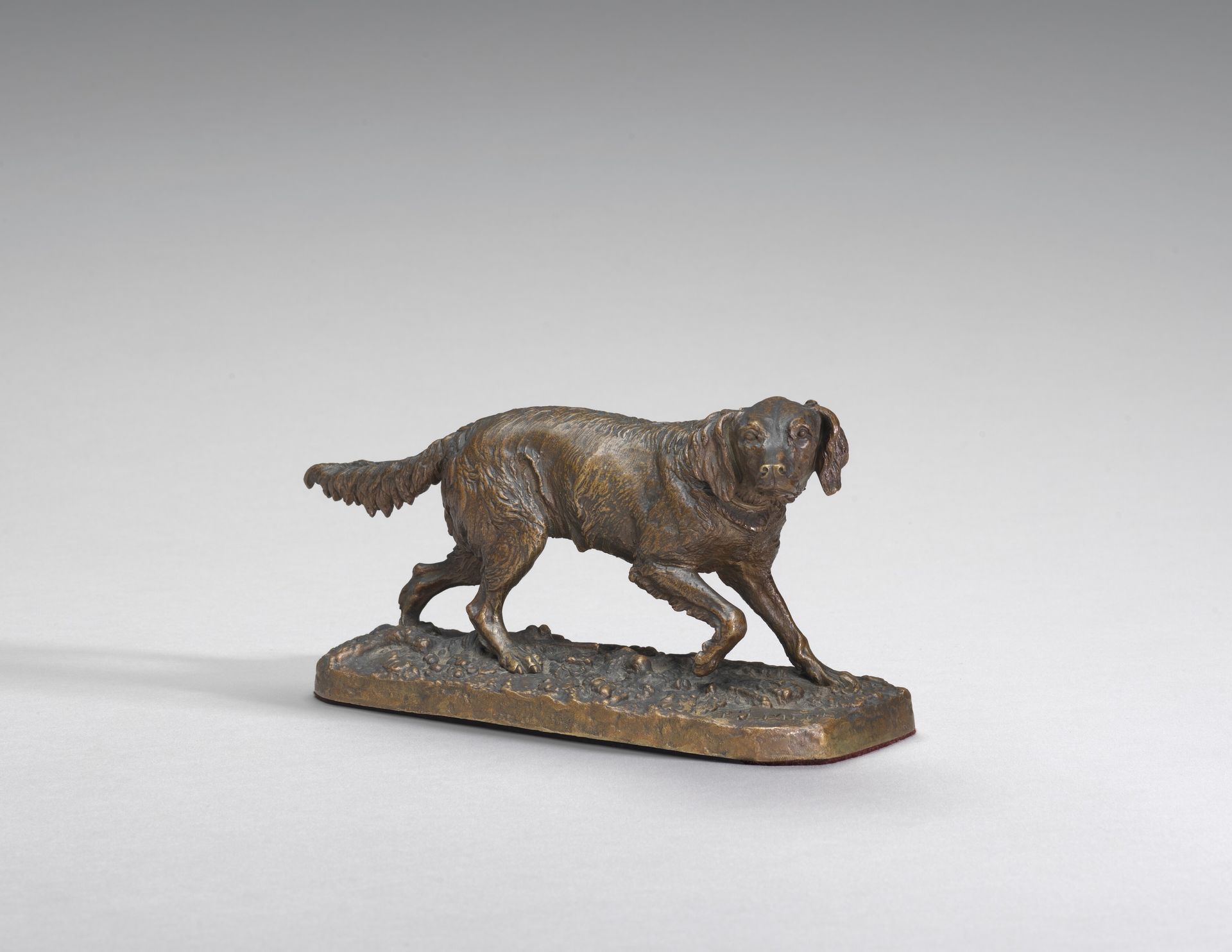 Setter (setting right) by Pierre-Jules Mêne