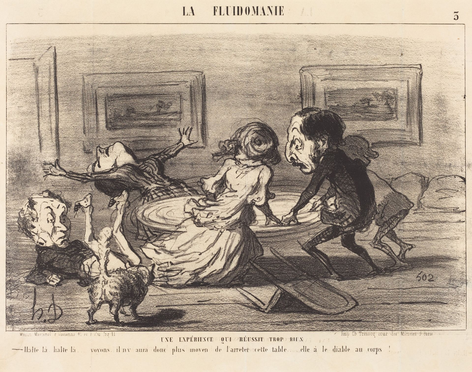 Expérience qui réussit trop bien by Honoré Daumier