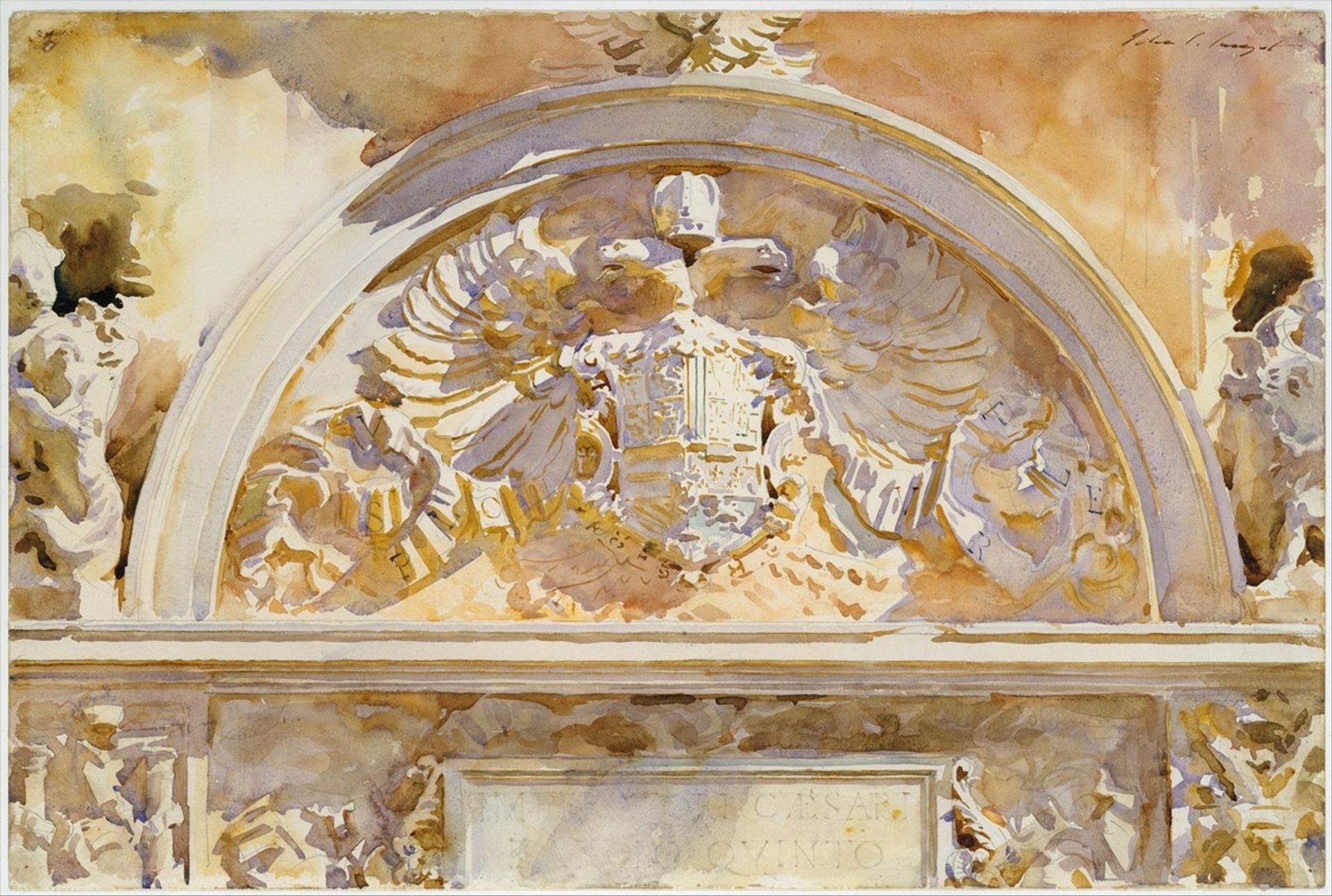 Escutcheon of Charles V of Spain by John Singer Sargent