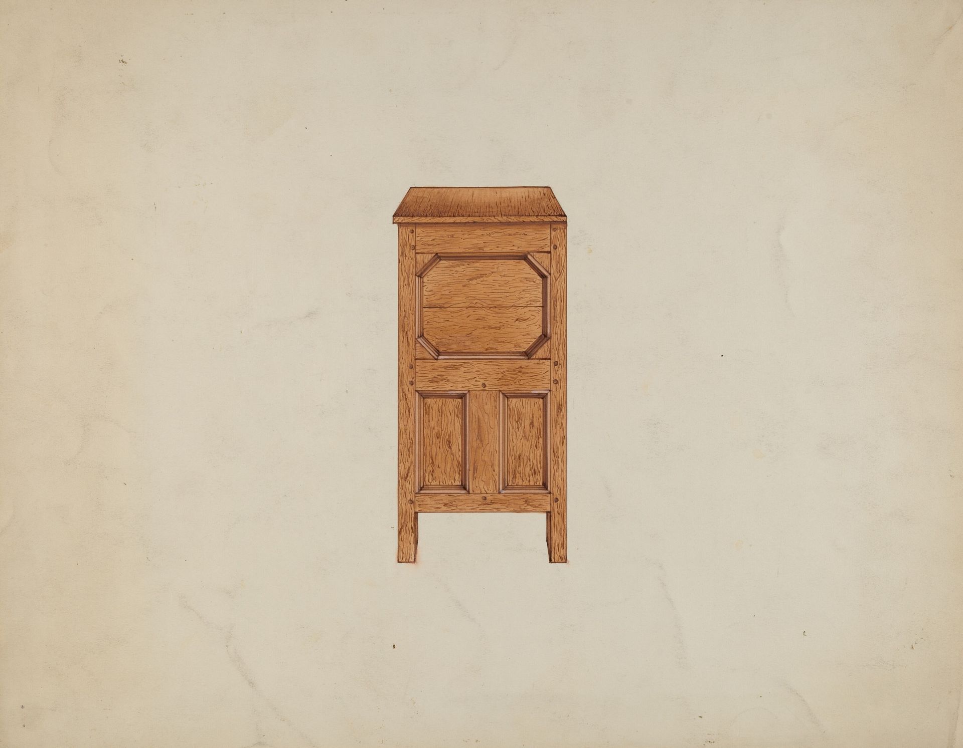 A Connecticut-type Hadley Chest-side View by Martin Partyka
