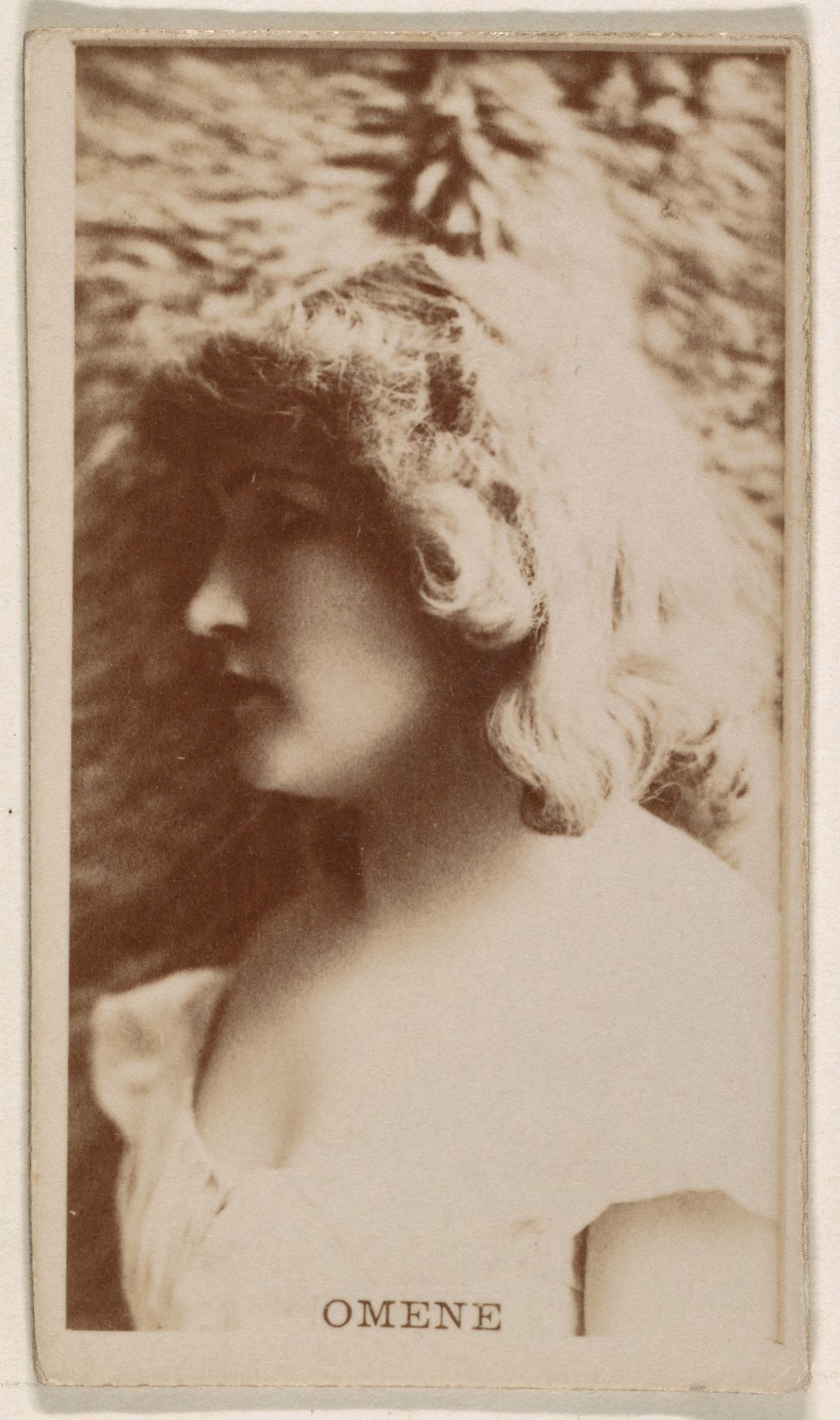 Omene, from the Actresses series (N245) issued by Kinney Brothers to promote Sweet Caporal Cigarettes by Kinney Brothers Tobacco Company