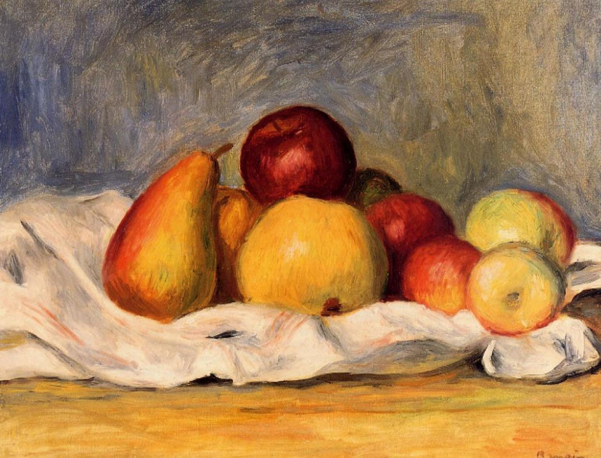 Pears and Apples by Pierre-Auguste Renoir