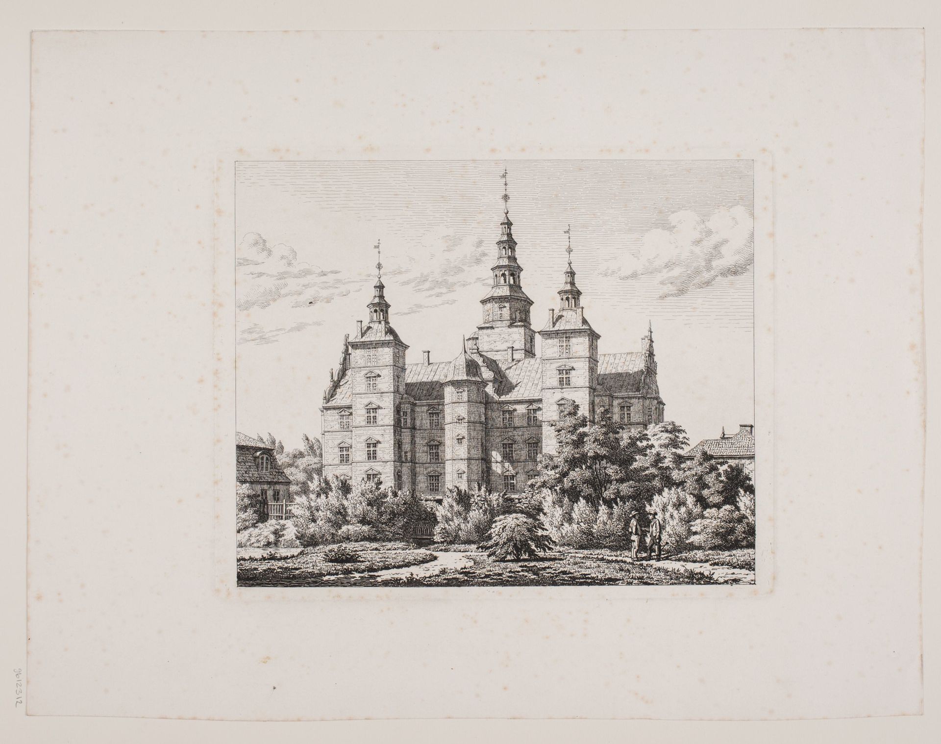 Rosenborgslot set fra driverihaven by Heinrich Hansen