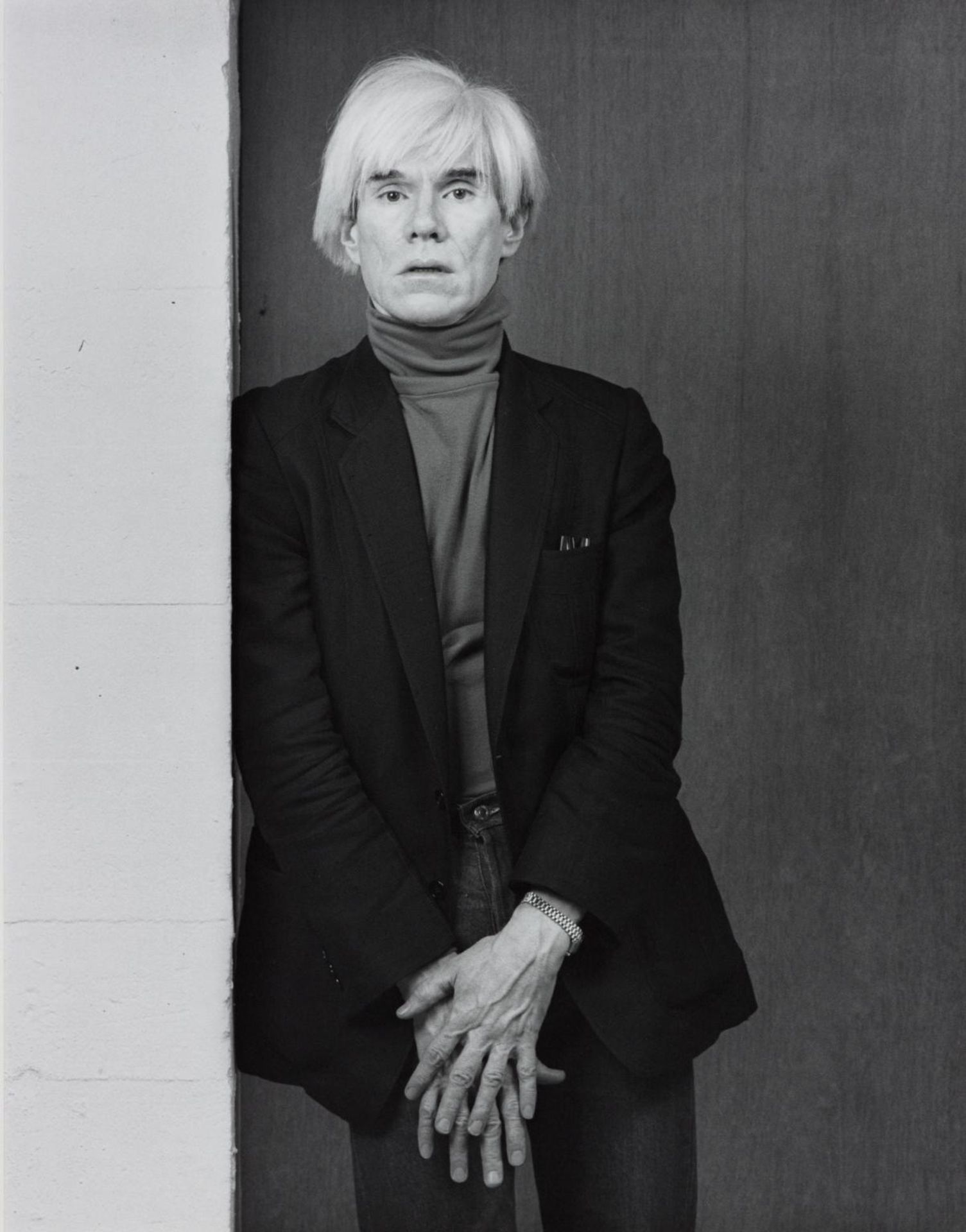 Andy Warhol by  Robert Mapplethorpe