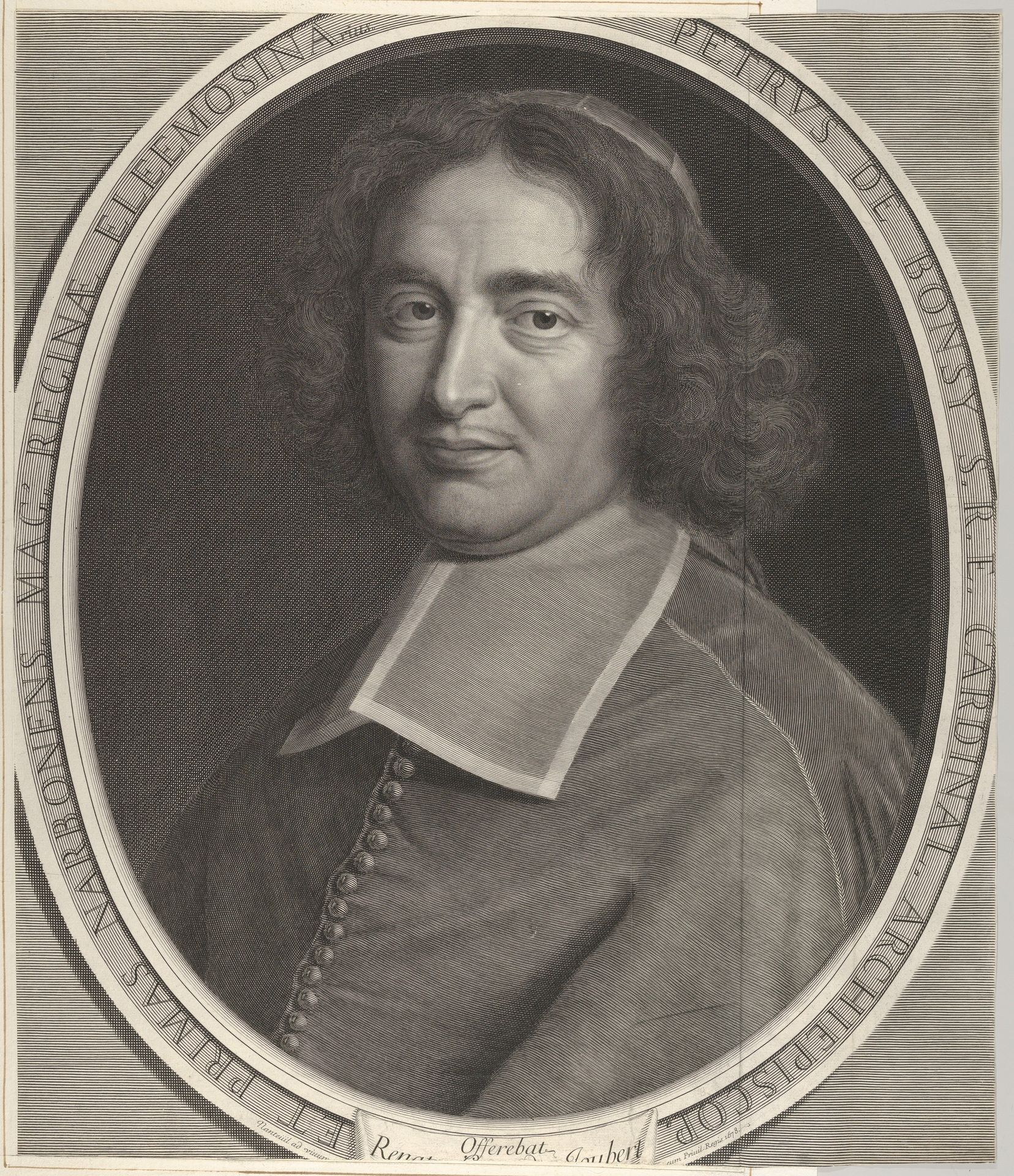 Le cardinal Pierre de Bonzi by Robert Nanteuil