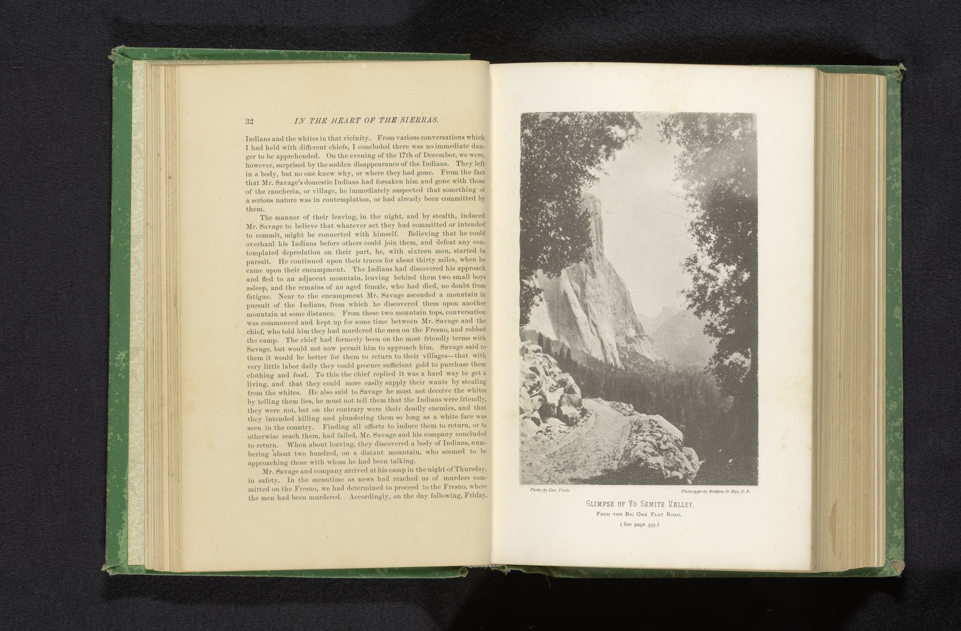 Doorkijk op Yosemite Valley by George Fiske