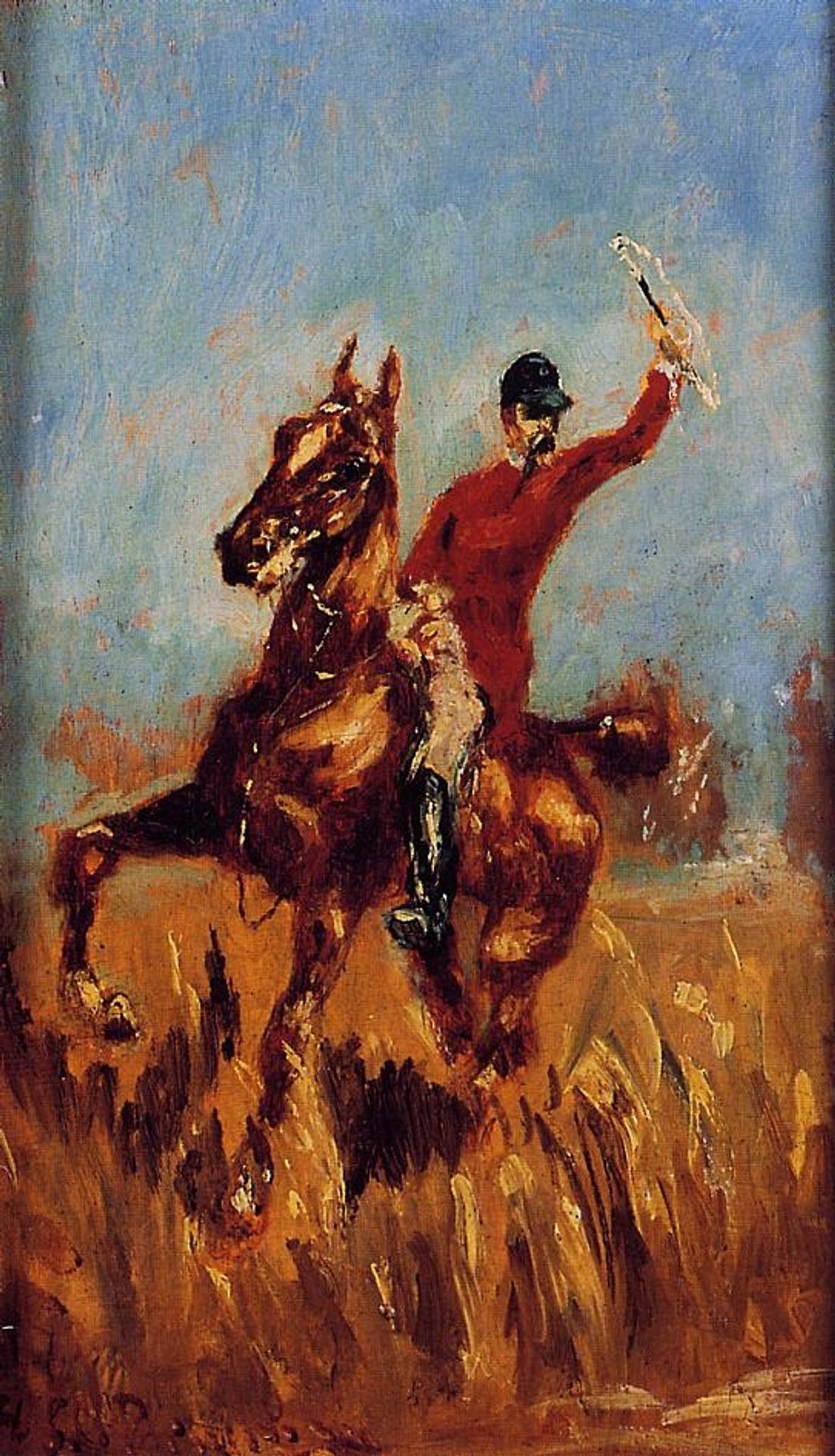 Master of the Hunt by Henri de Toulouse-Lautrec