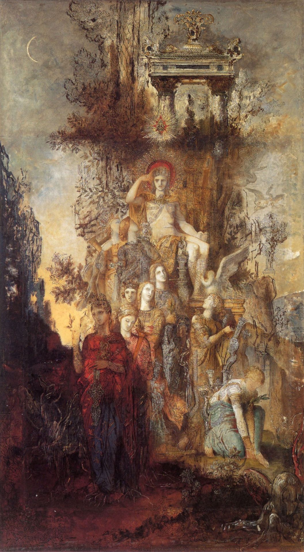 The Muses Leaving their Father Apollo to Go Out and Light the World by Gustave Moreau