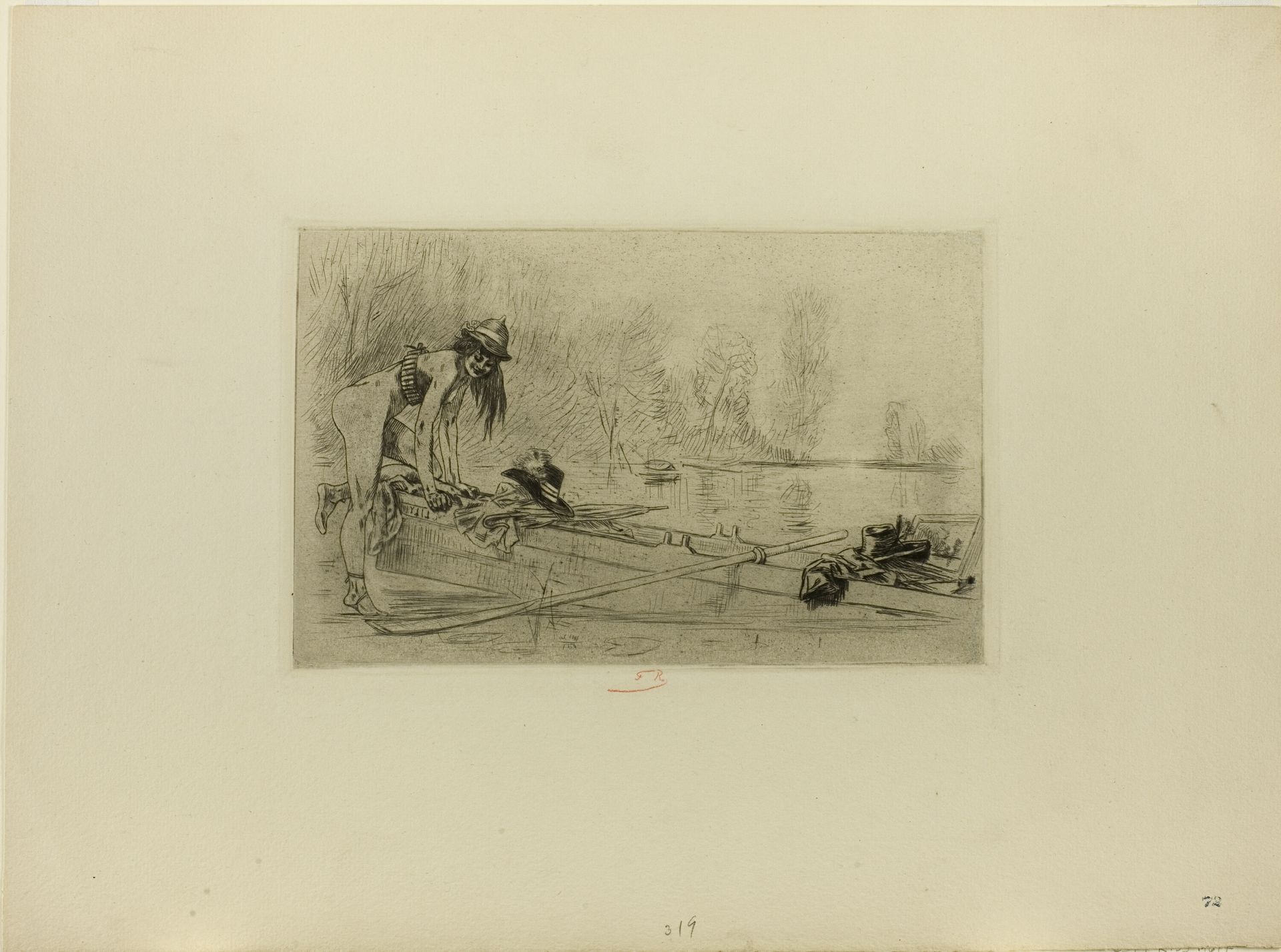 July by Felicien Rops