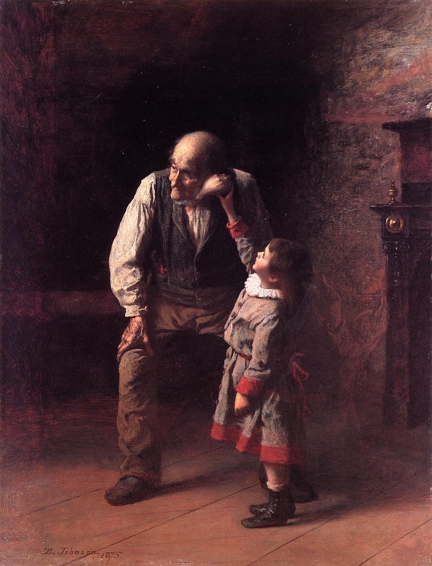 What the Shell Says by Eastman Johnson