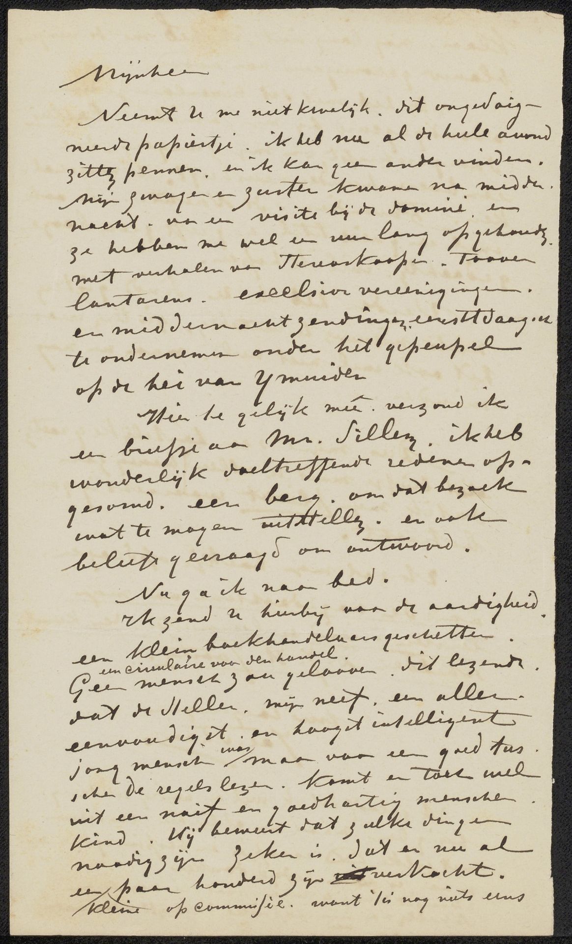 Brief aan August Allebé by Jac van Looij