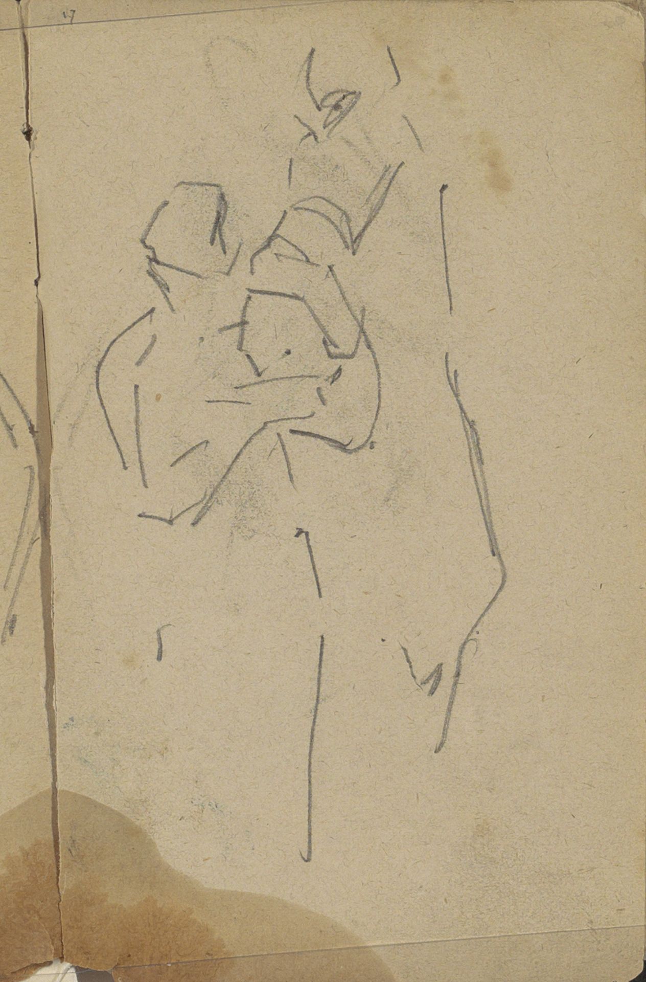 Man bij een paard by George Hendrik Breitner