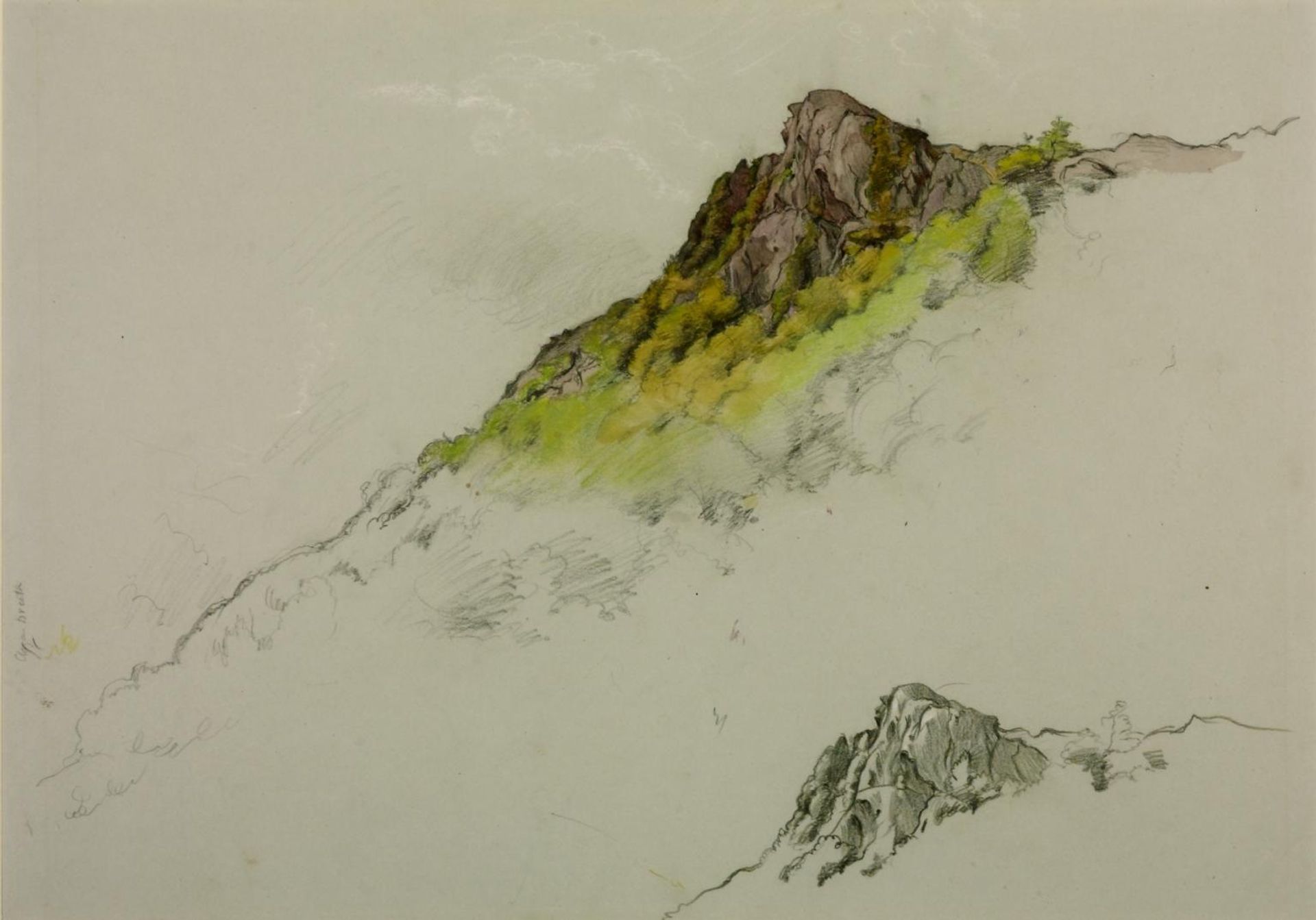 On the Road from Betws-y-coed to Dolwyddelan by  William Linnell
