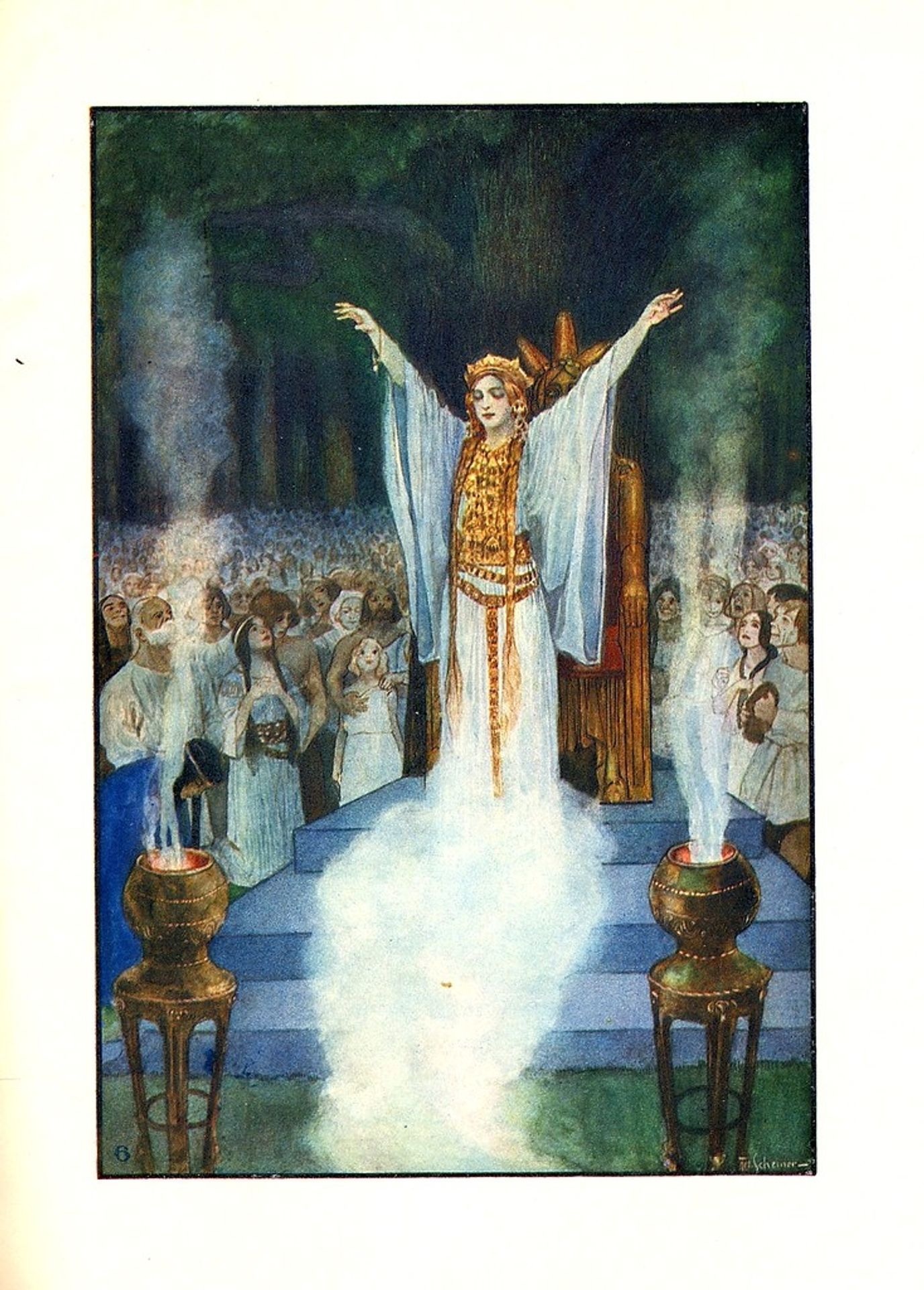 Illustration for Vyšehrad by Artuš Scheiner