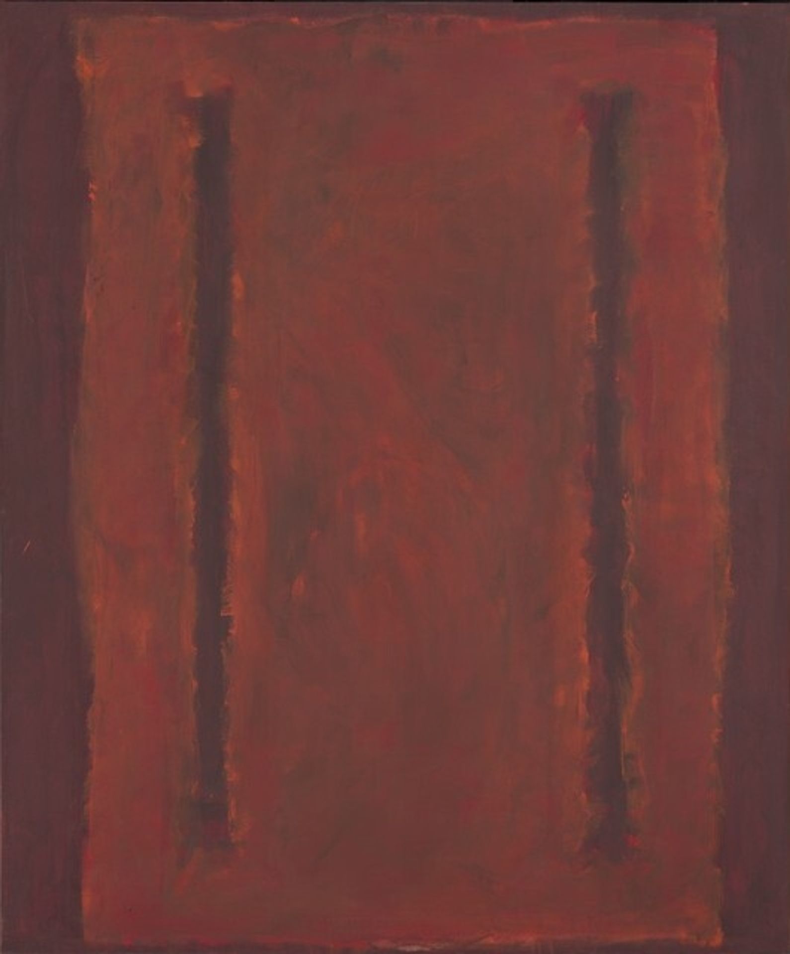 Untitled (Seagram Mural sketch) by Mark Rothko
