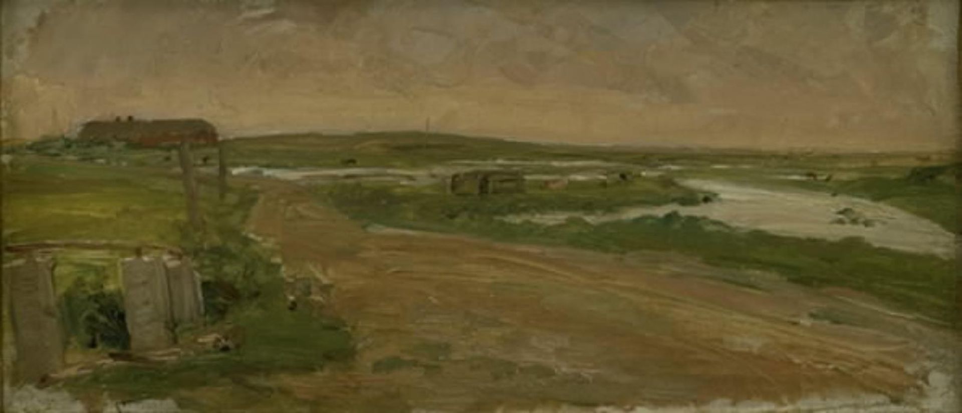 Vestjysk landskab. Holmsland by Albert Gottschalk