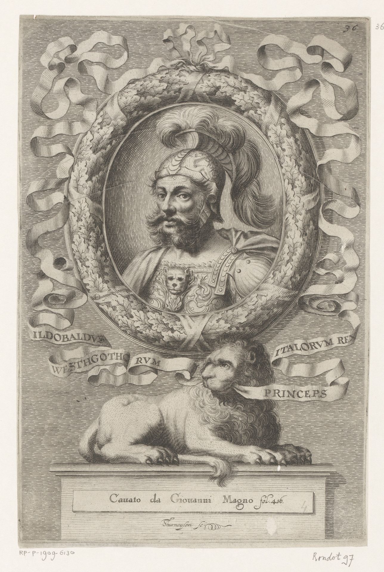 Portret van Cosimo III de' Medici by Anonymous