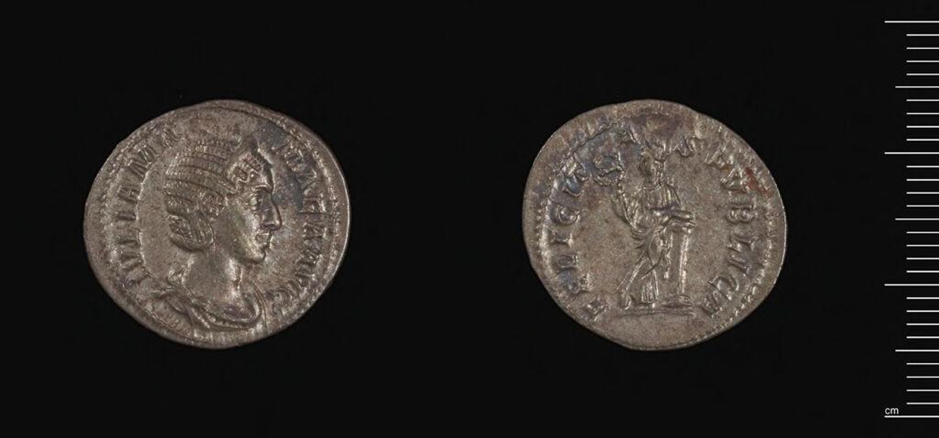 Denarius of Julia Mamaea by Julia Mamaea