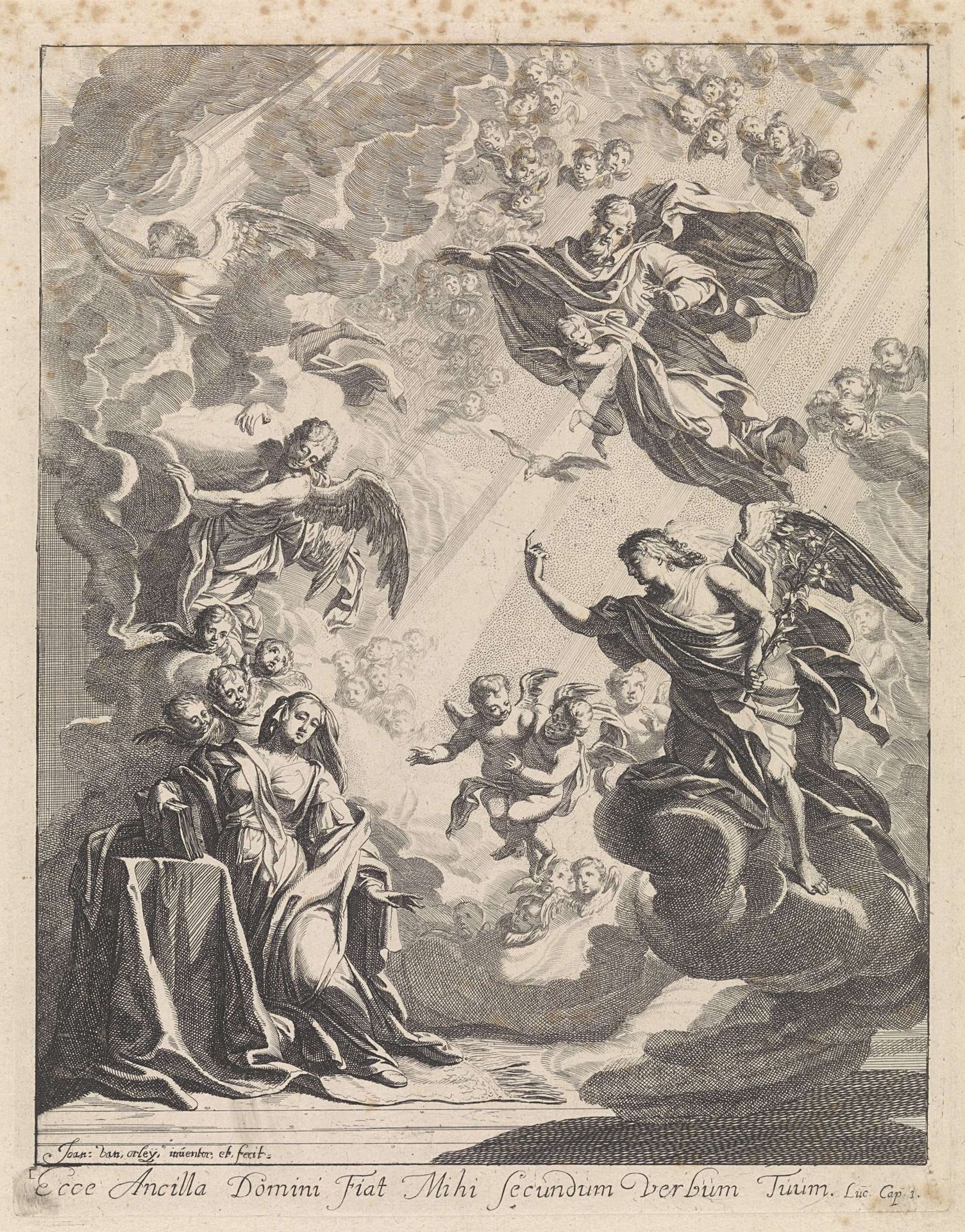 Annunciatie by Jan van Orley