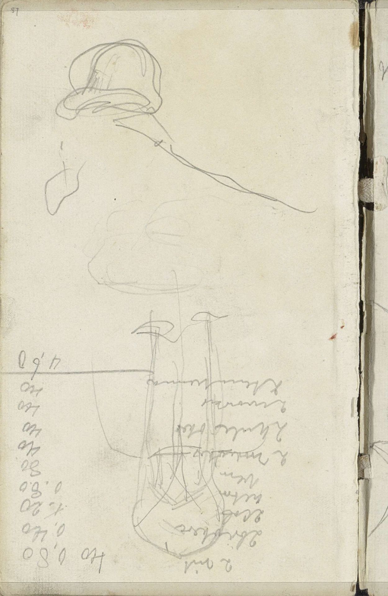Paard, van achteren gezien by George Hendrik Breitner