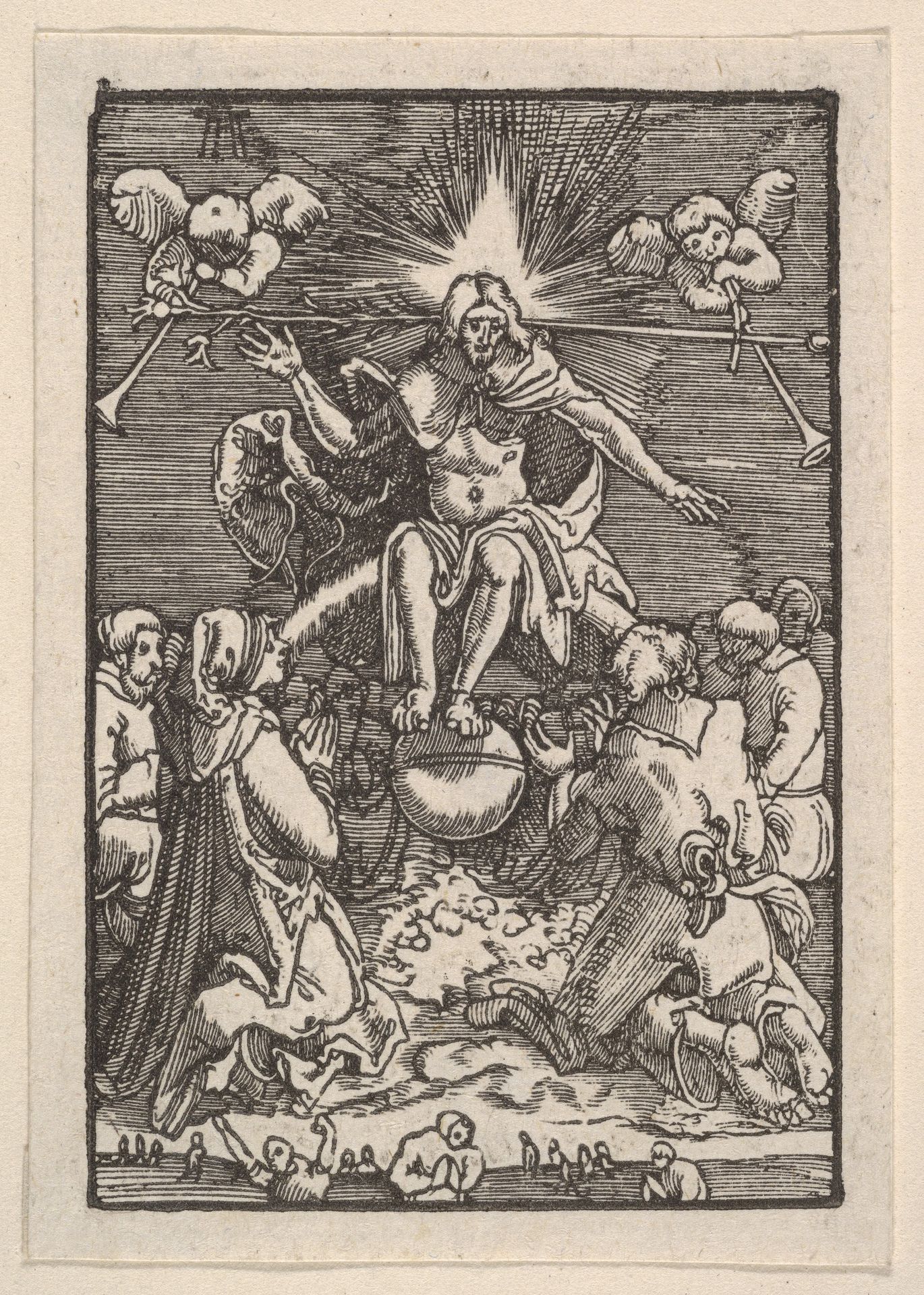The Last Judgment, from The Fall and Salvation of Mankind Through the Life and Passion of Christ by Albrecht Altdorfer