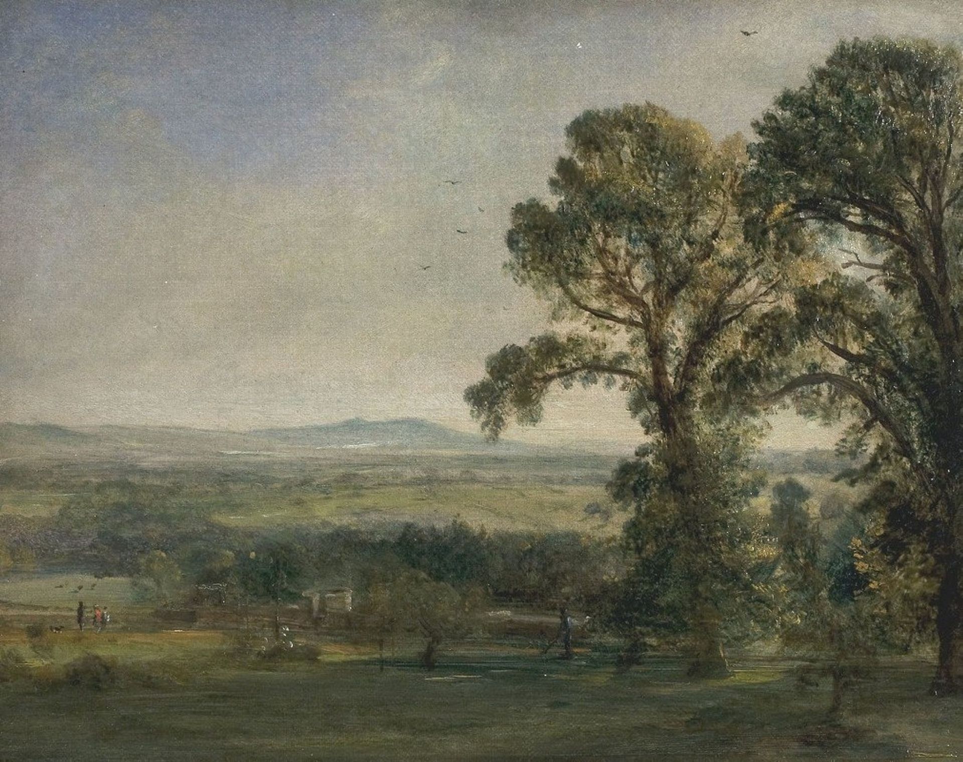 Bardon Hill, Coleorton Hall by John Constable