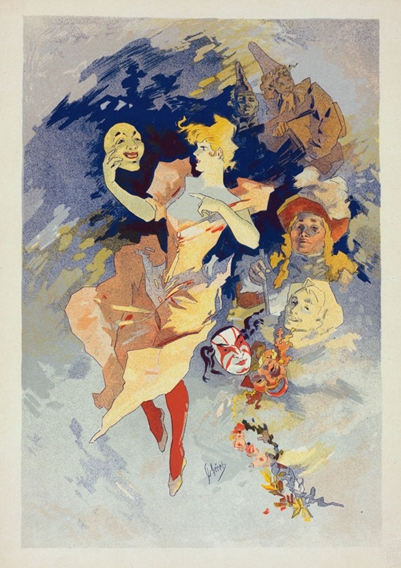 La Comédie by Jules Chéret