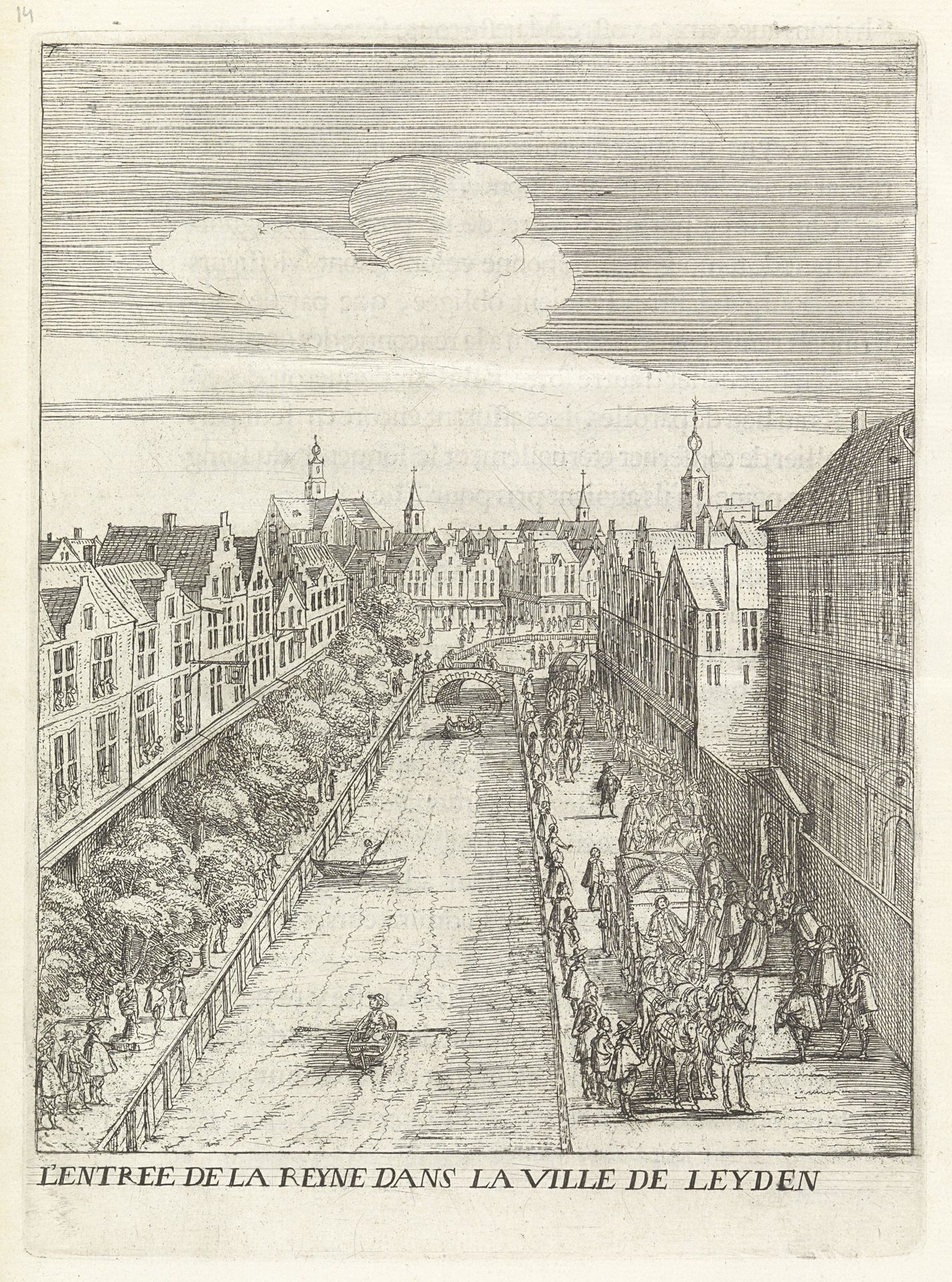 Aankomst van Maria de' Medici in Leiden by Anonymous