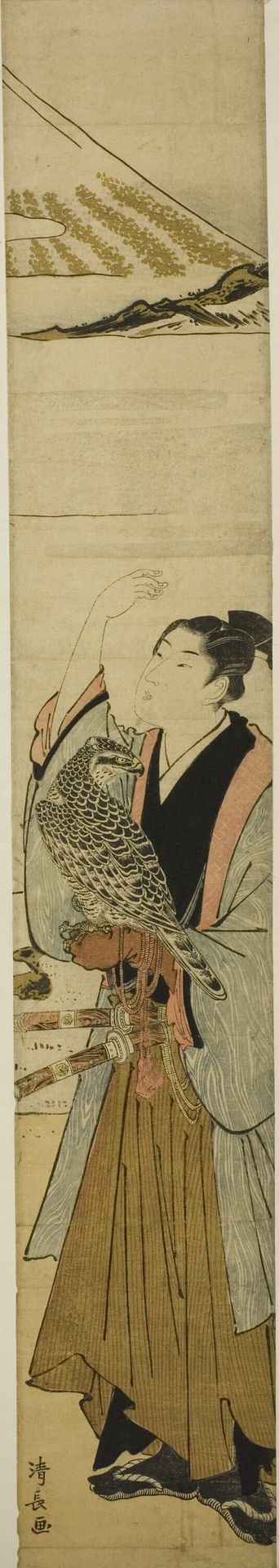 Young Man with Symbols of the First Dream of the New Year by Torii Kiyonaga
