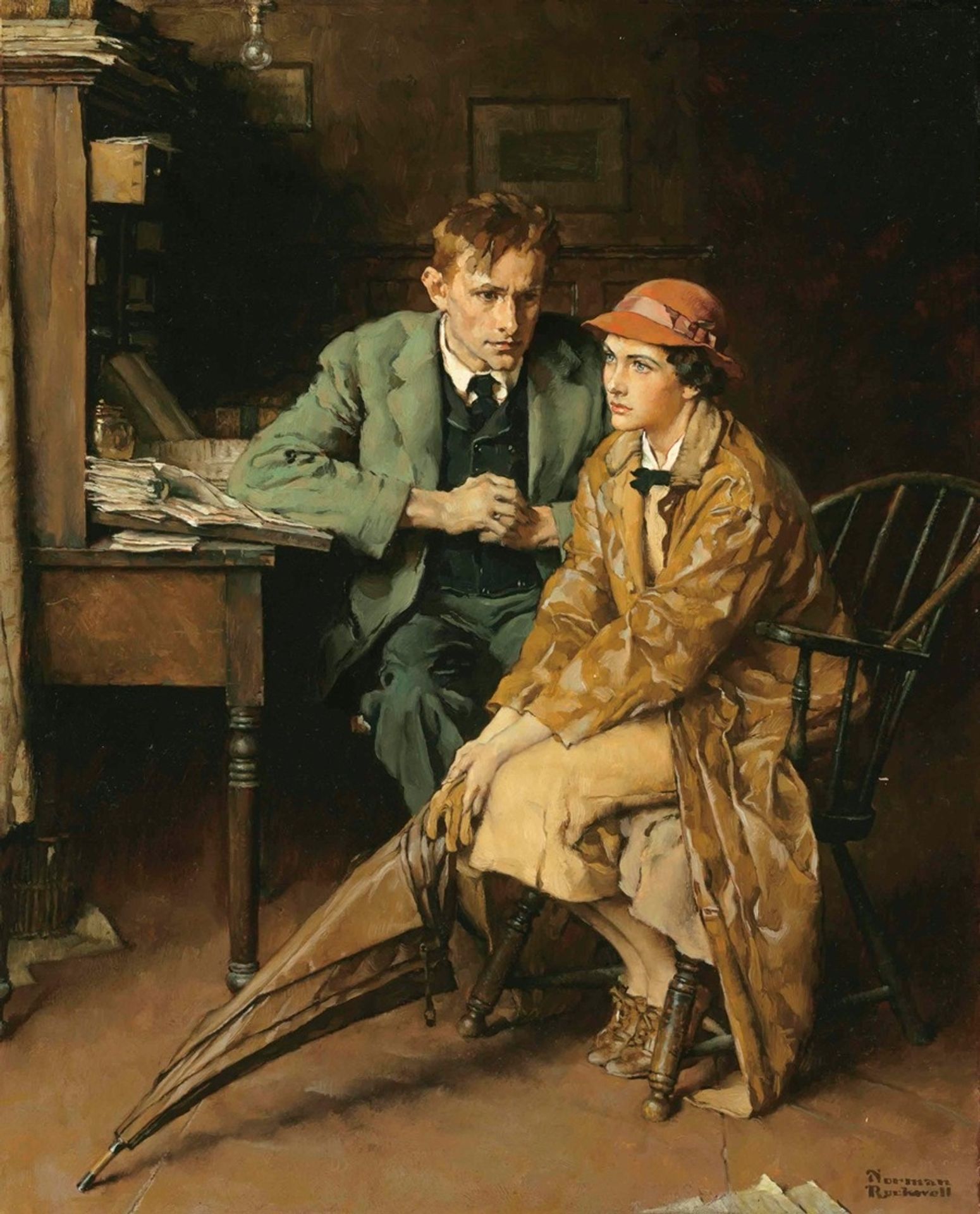 Tides of Memory by Norman Rockwell