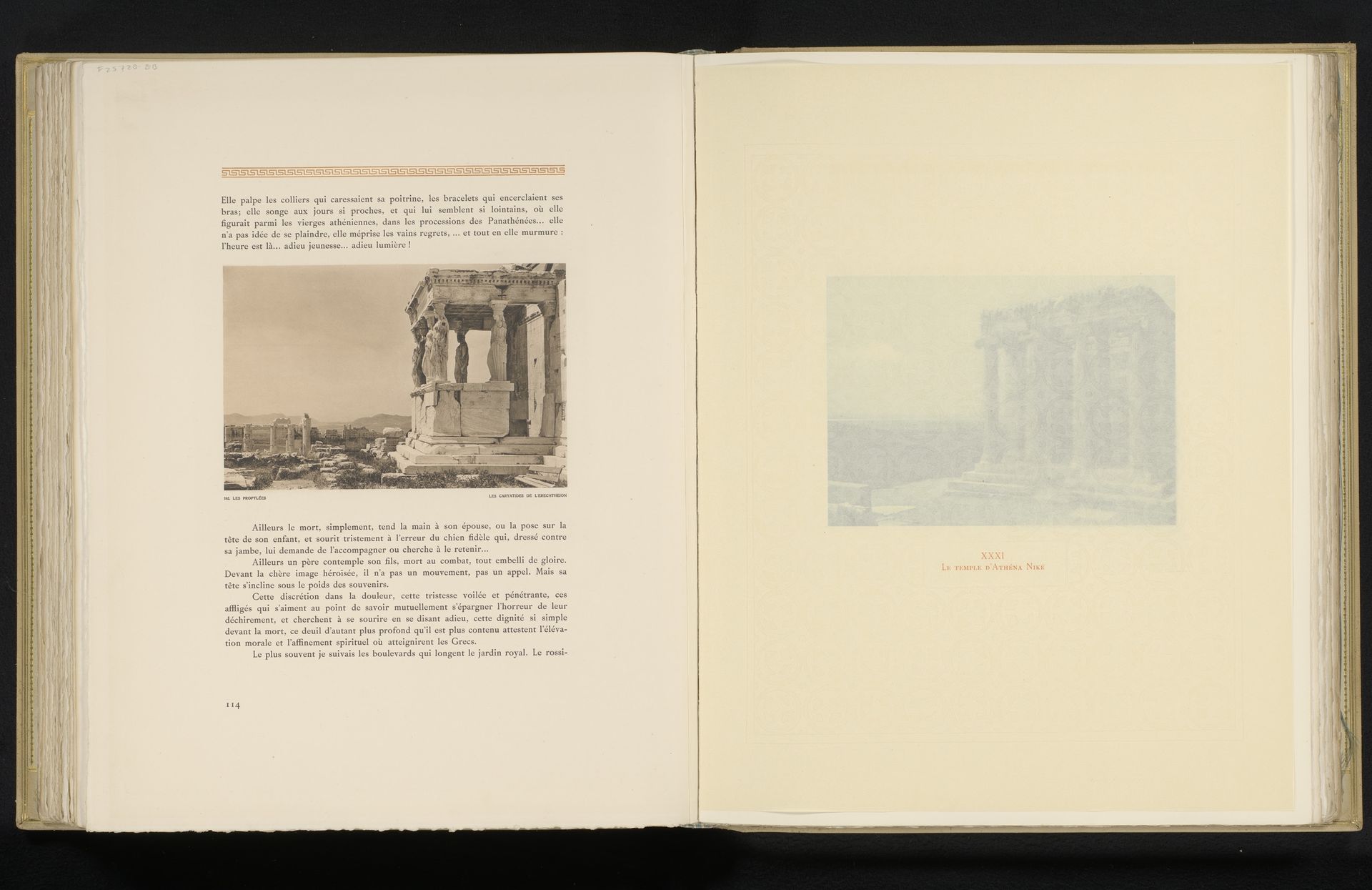 Kariatiden van het Erechtheion by Frédéric Boissonnas