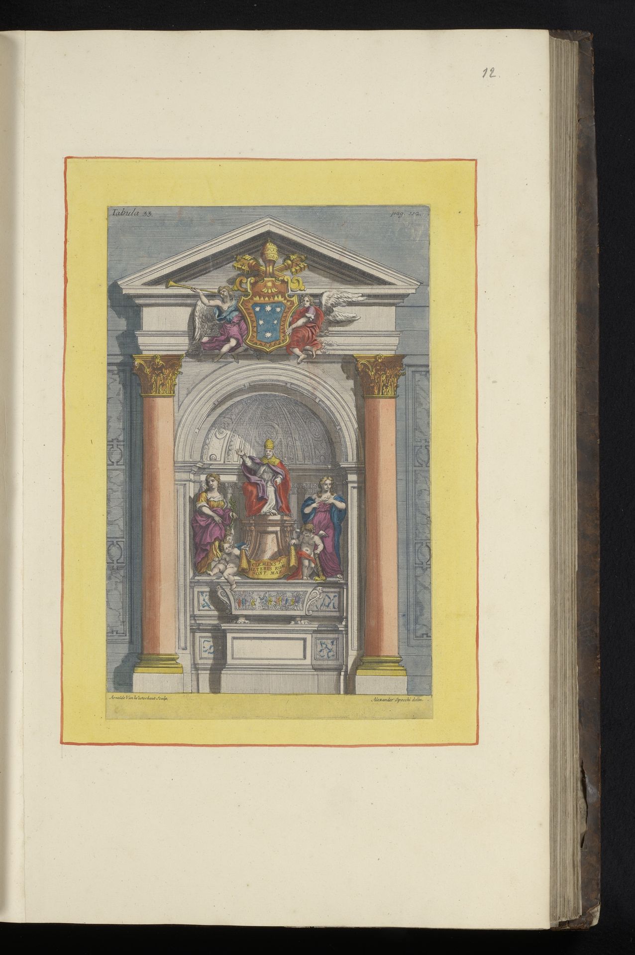 Graf van paus Clemens X by Arnold van Westerhout