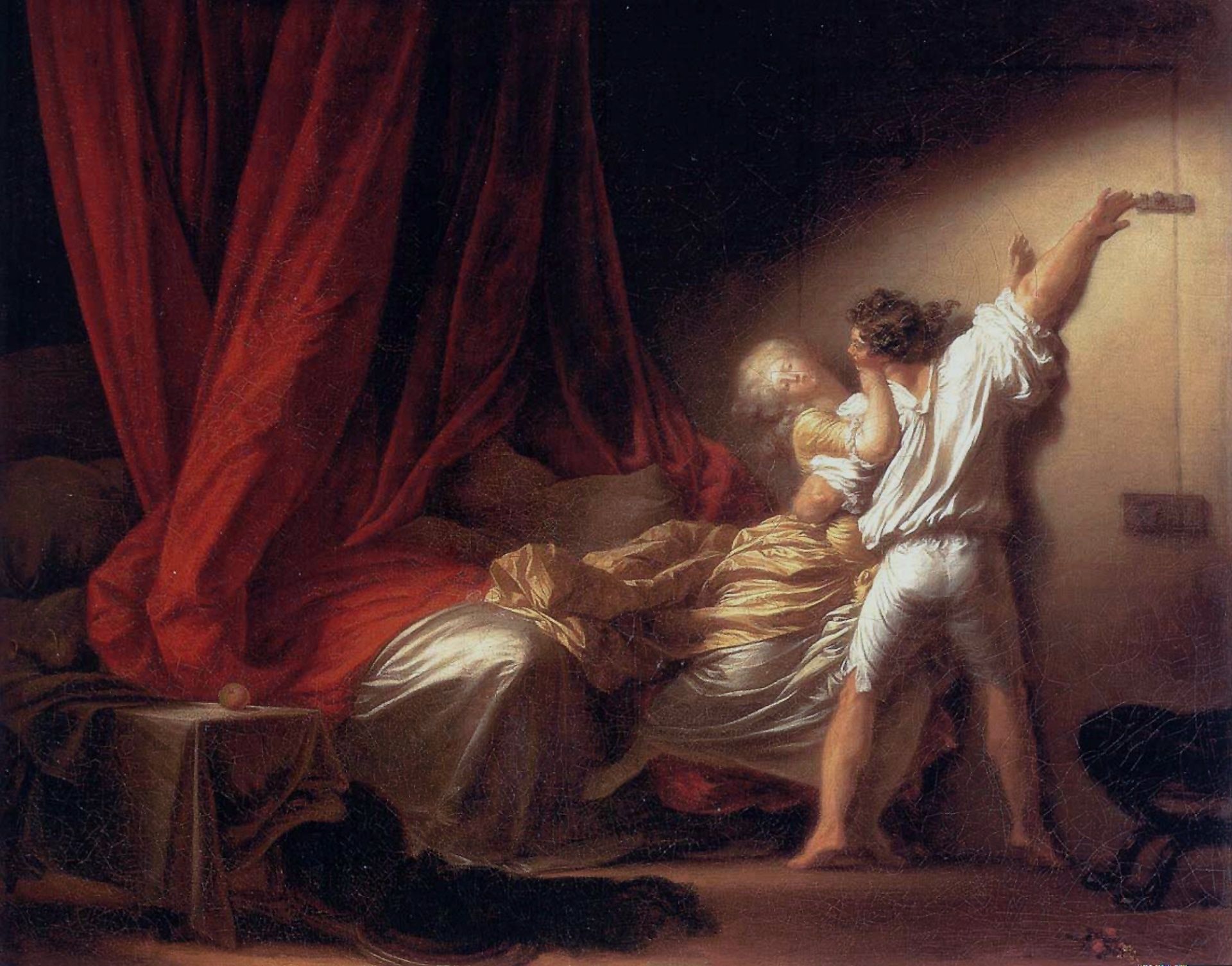 The Bolt by Jean-Honoré Fragonard