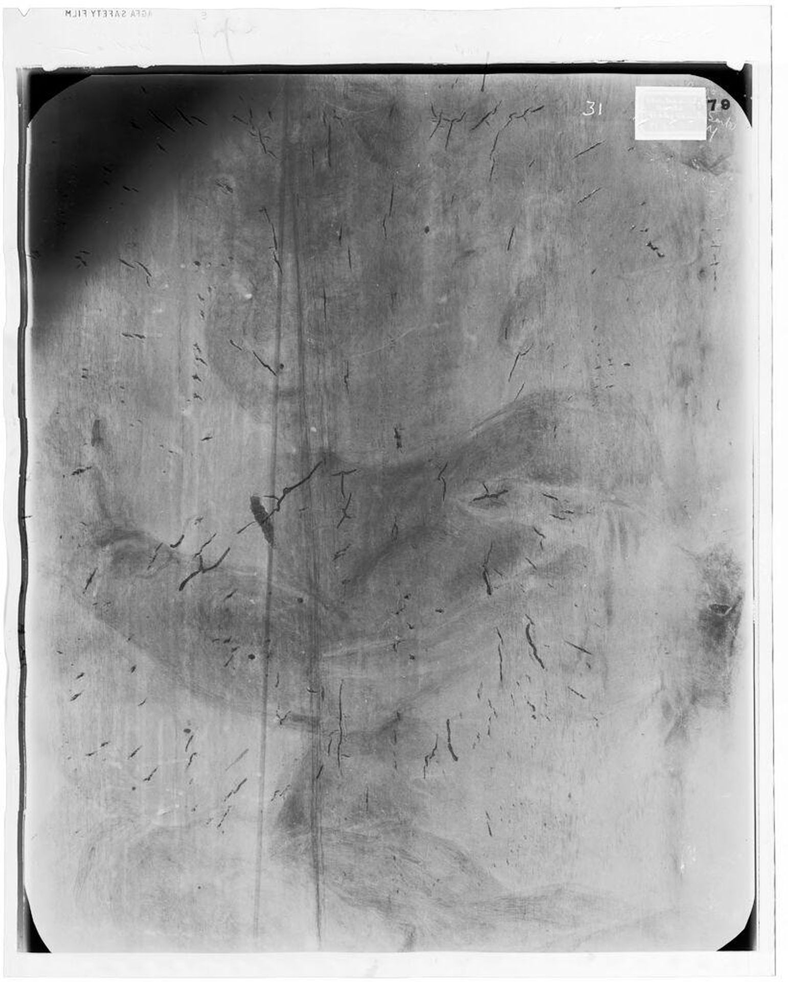 X-radiograph(s) of "Holy Family" by Artist of original: Andrea del Sarto