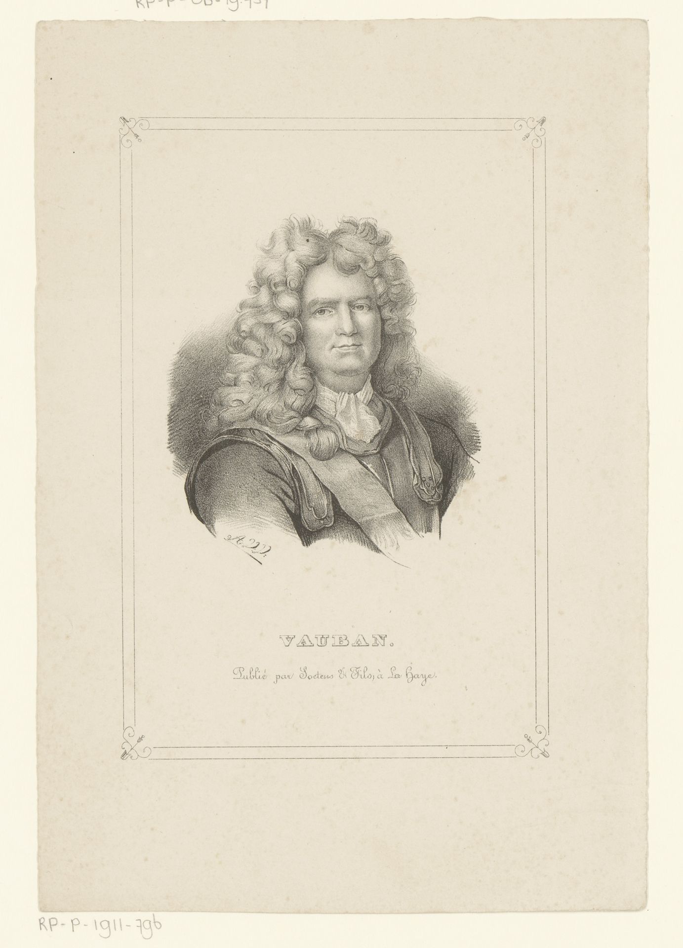 Portret van Sébastien Le Prestre de Vauban by Anthonie van Volkom