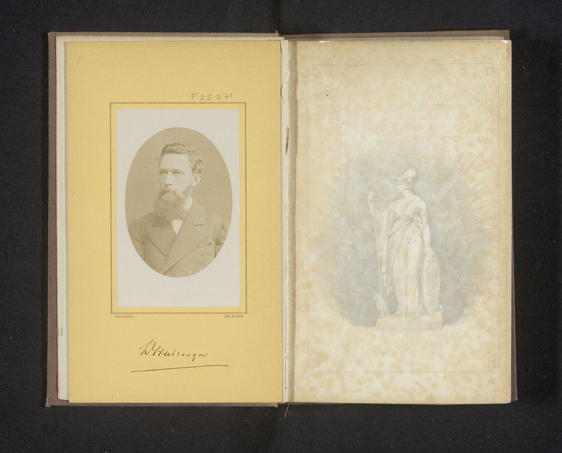 Portret van Dirk Huizinga, hoogleraar geneeskunde in Groningen en rector magnificus van 1879 tot 1880 by Friedrich Julius von Kolkow