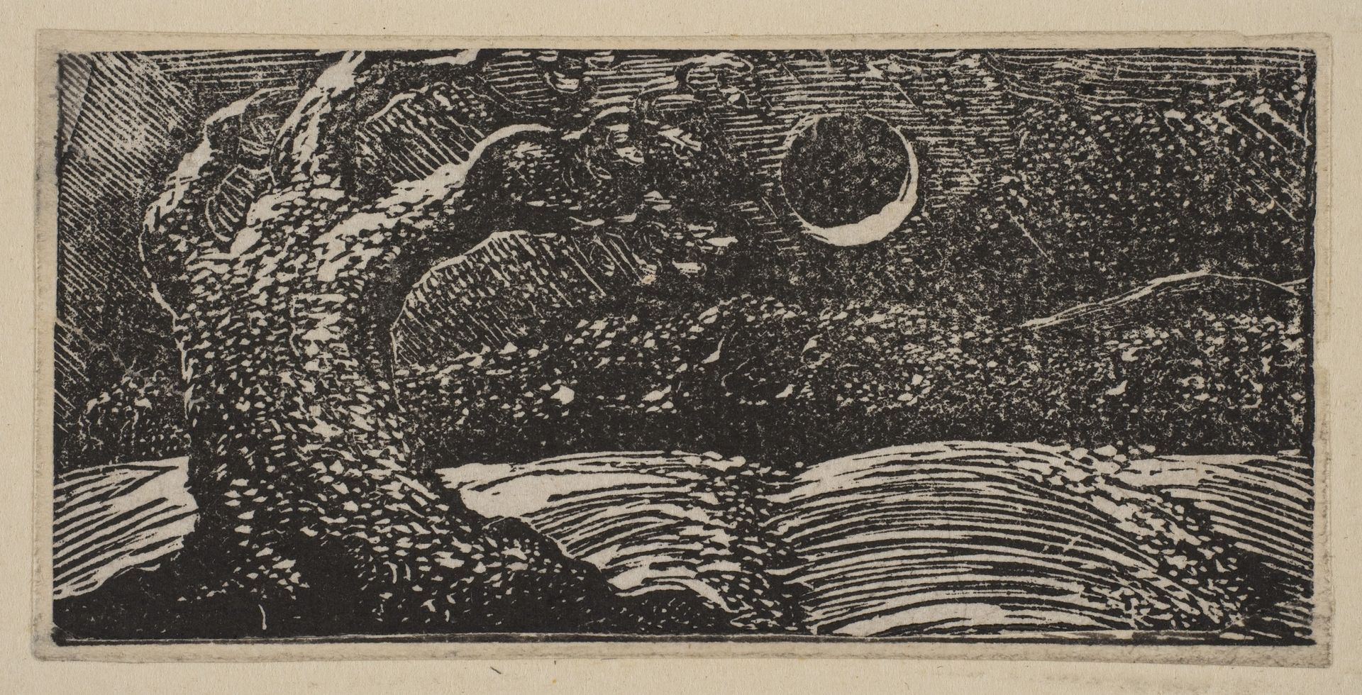 Blasted Trees and Flattened Crops, from Thornton's "Pastorals of Virgil" by William Blake