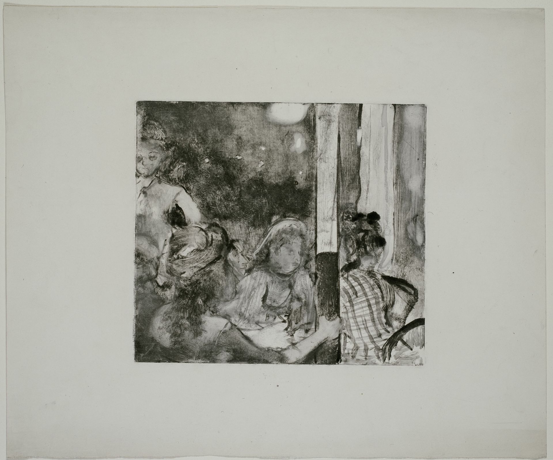 Women on the Terrace of a Café in the Evening by Edgar Degas