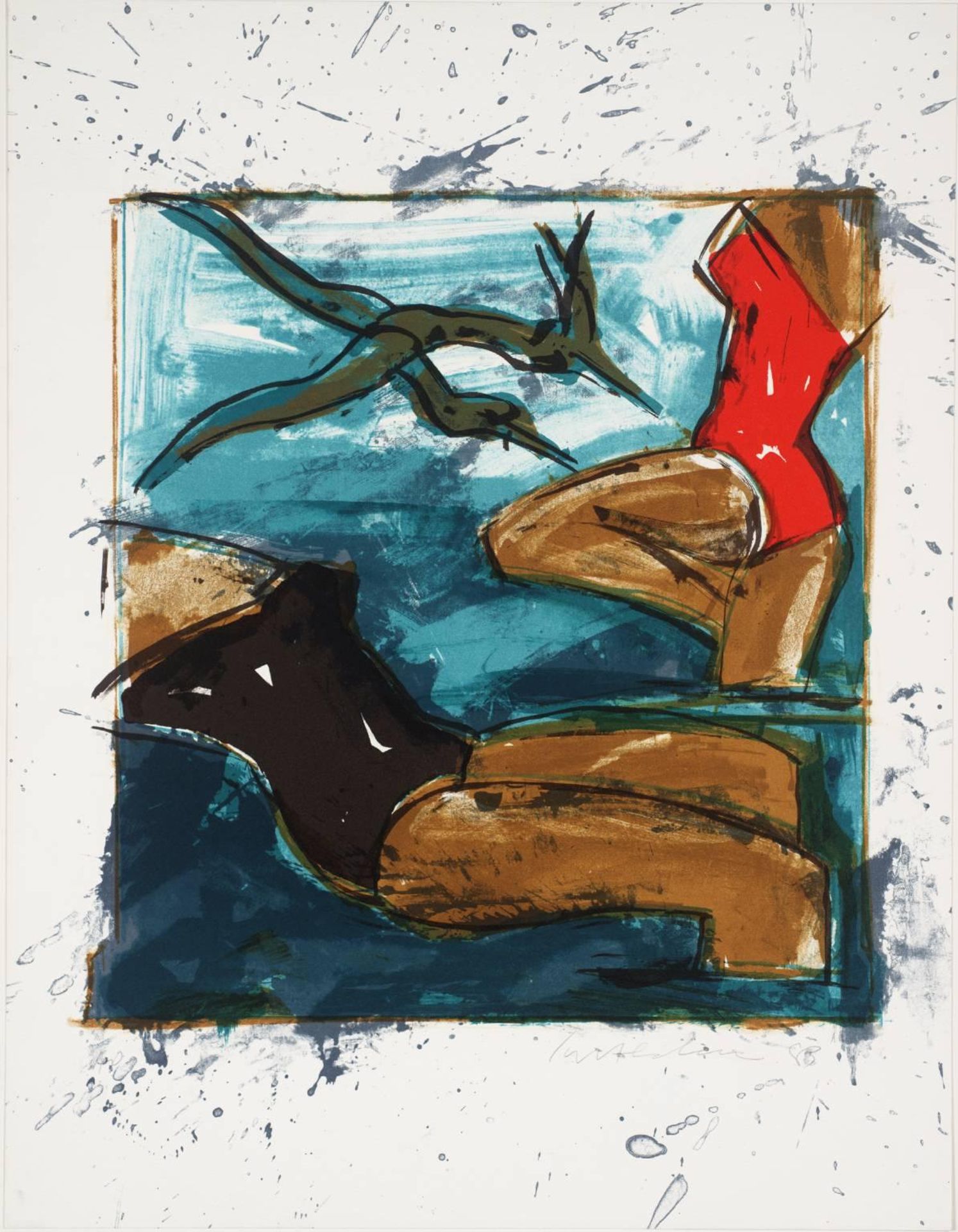 Baigneuses by  Ivor Abrahams