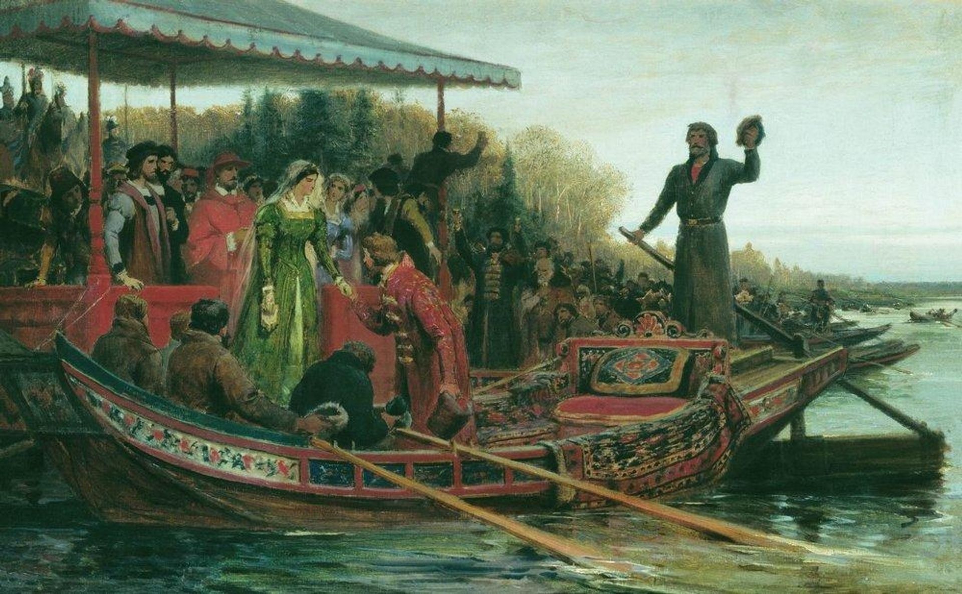 Meeting of princess by Fyodor Bronnikov