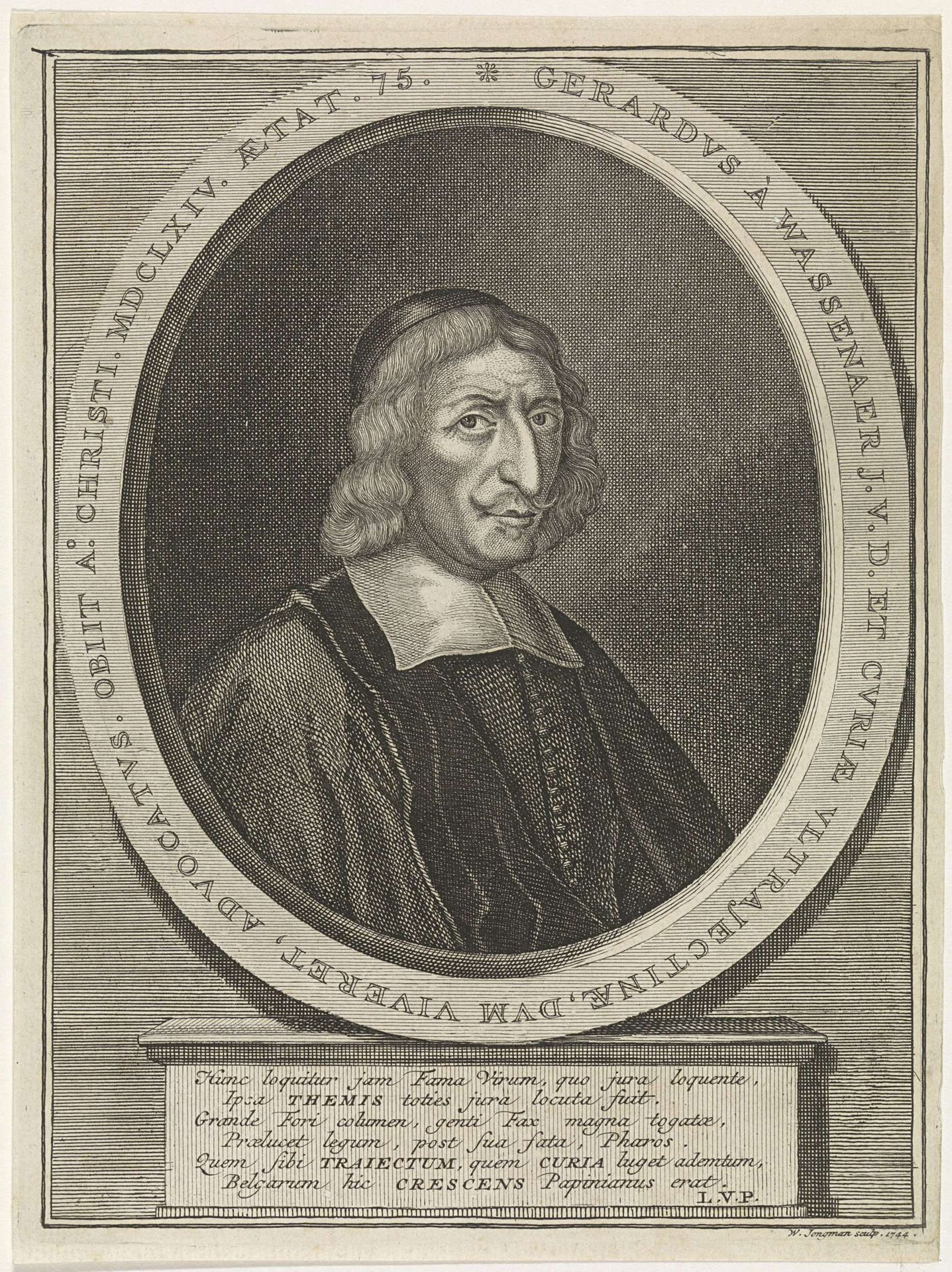 Portret van Gerard van Wassenaer by Wouter Jongman