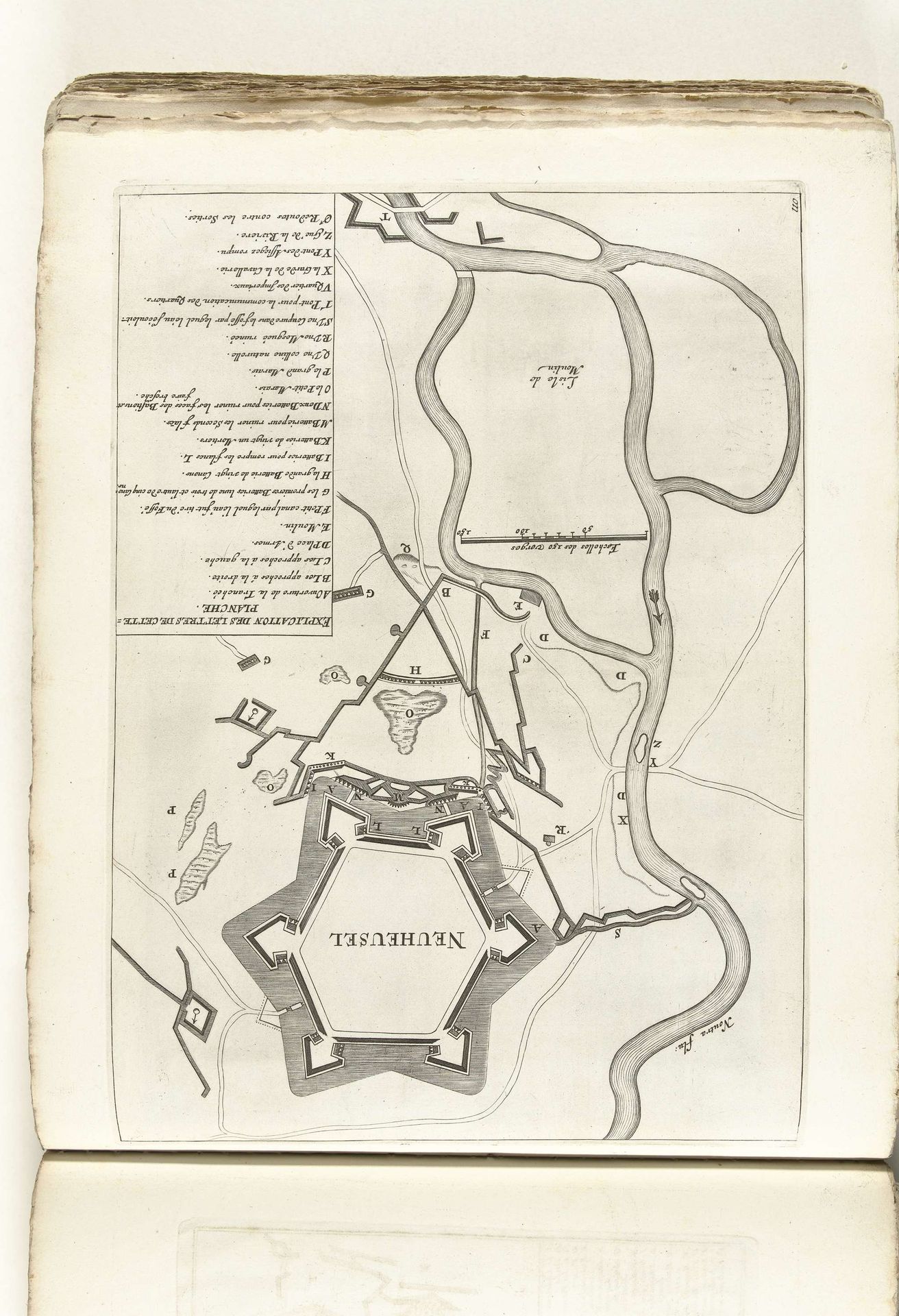 Plattegrond van Neuhäusel, ca. 1702 by Anonymous