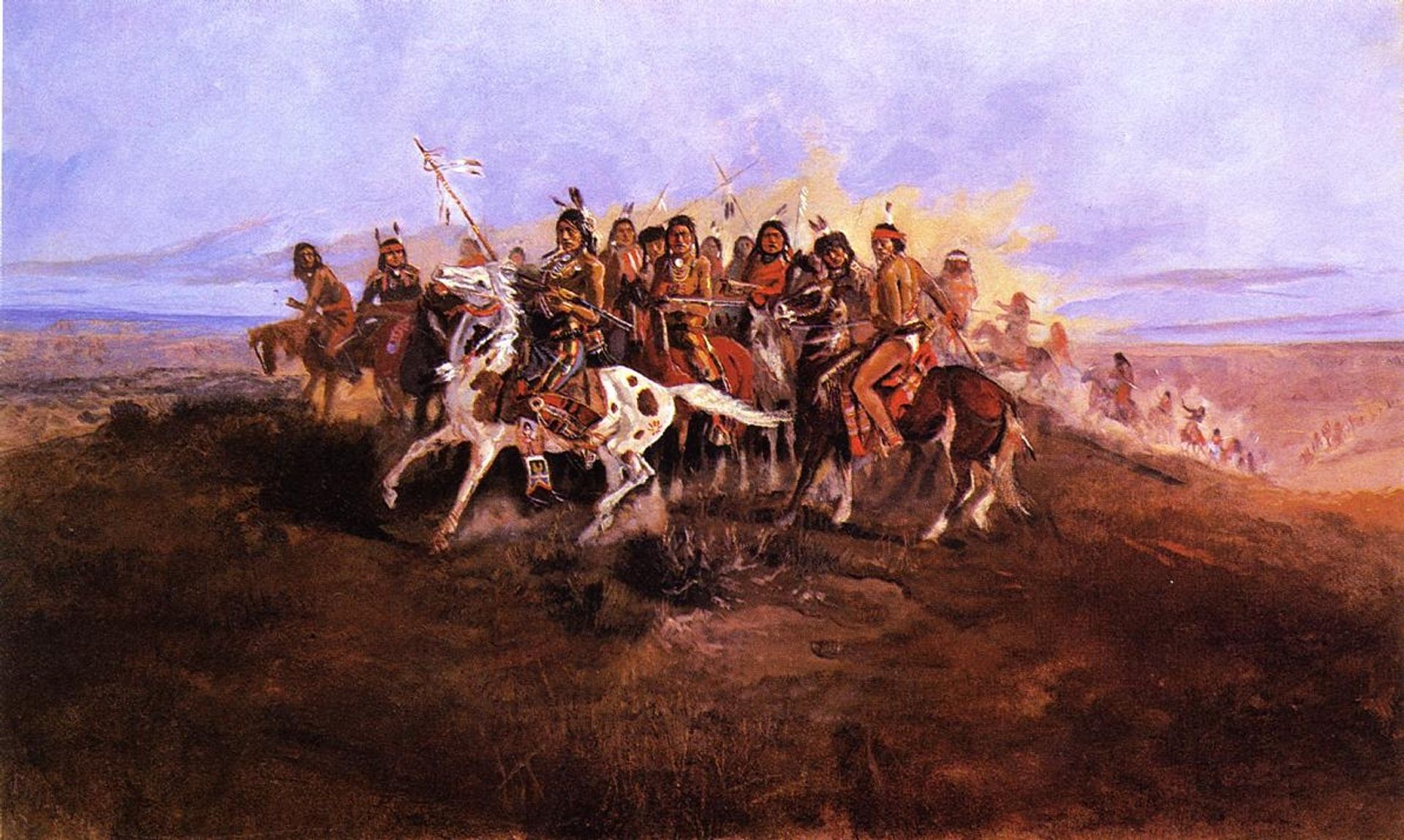 The War Party by Charles M. Russell